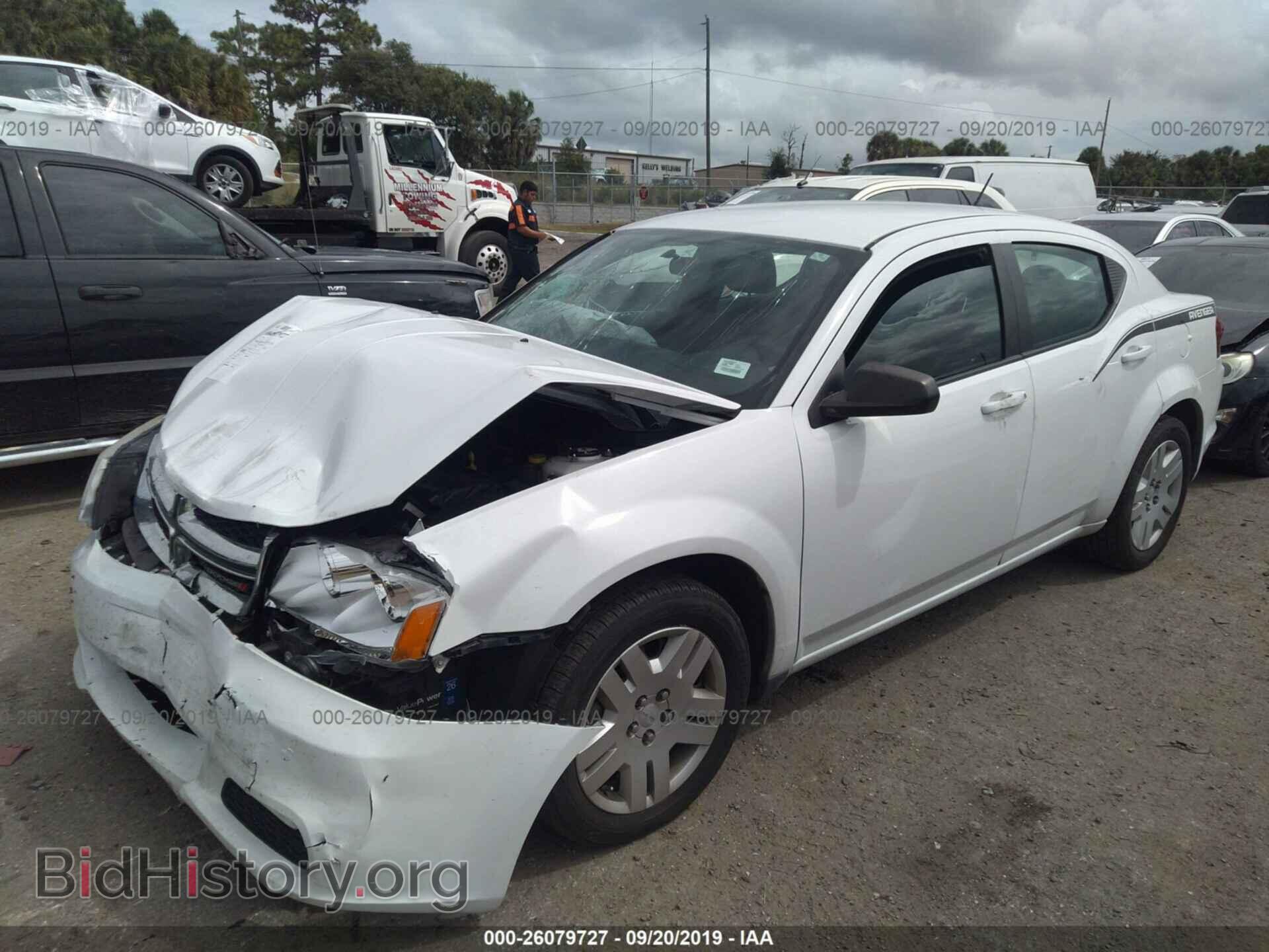 2014 DODGE AVENGER - VIN: 1C3CDZAB1EN169609 - Фото 2