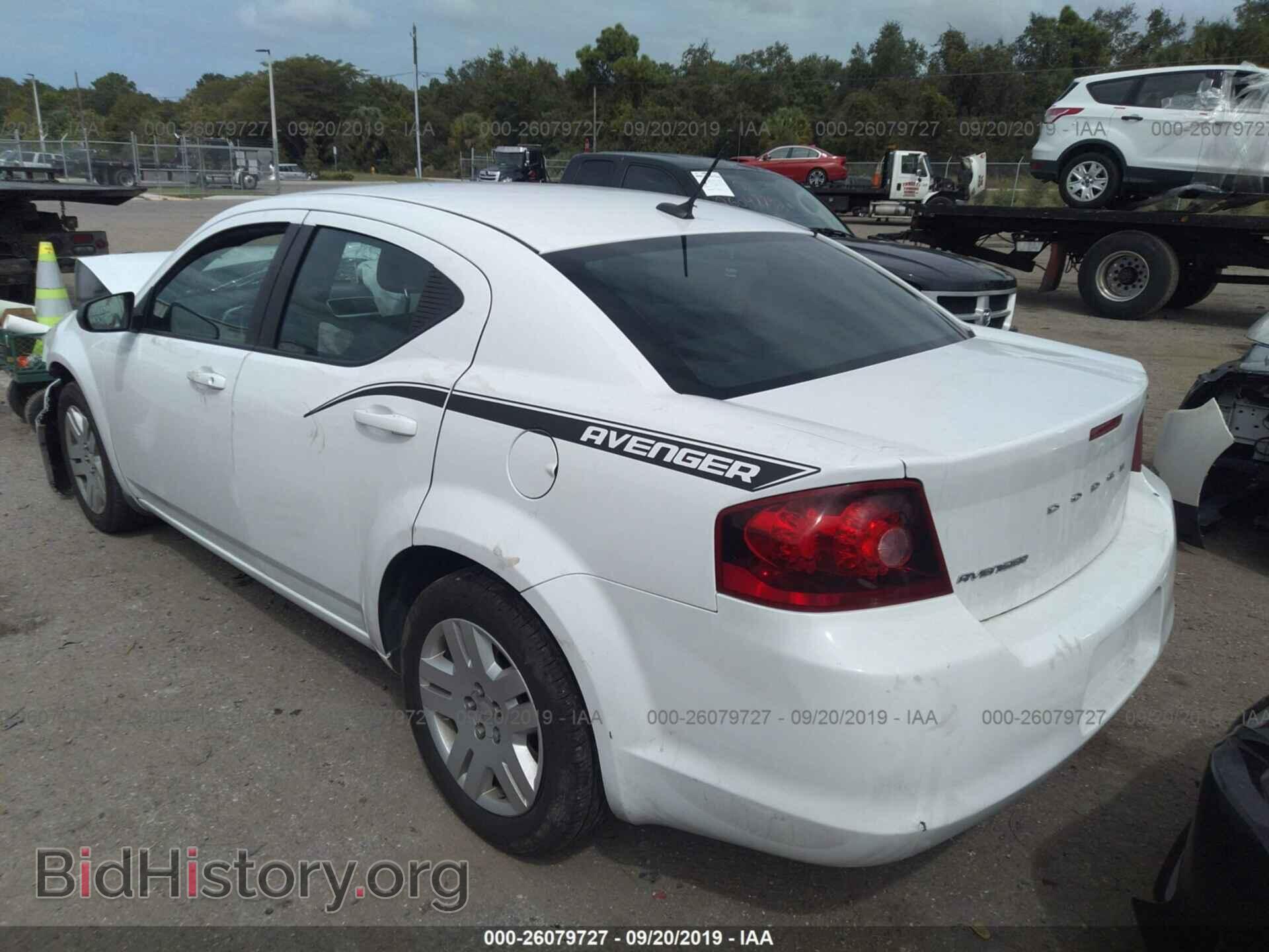 2014 DODGE AVENGER - VIN: 1C3CDZAB1EN169609 - Фото 3