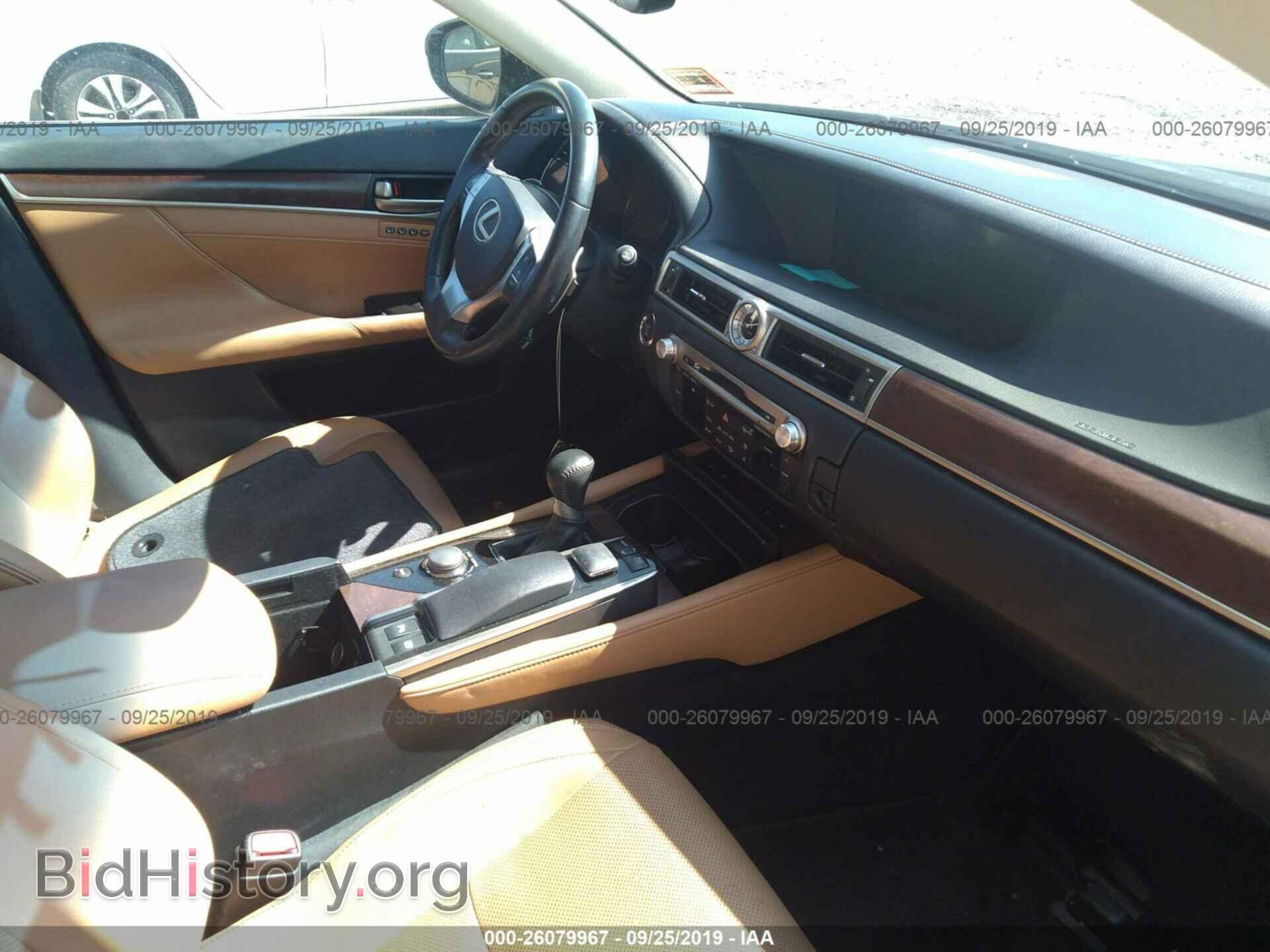 2013 LEXUS GS - VIN: JTHCE1BL8D5019690 - Photo 5