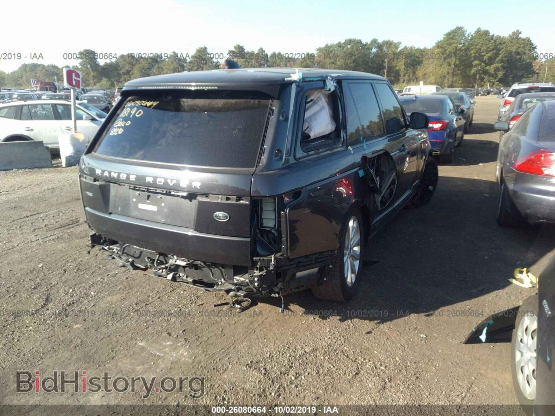 2019 LAND ROVER RANGE ROVER - VIN: SALGS2SV8KA516979 - Фото 4