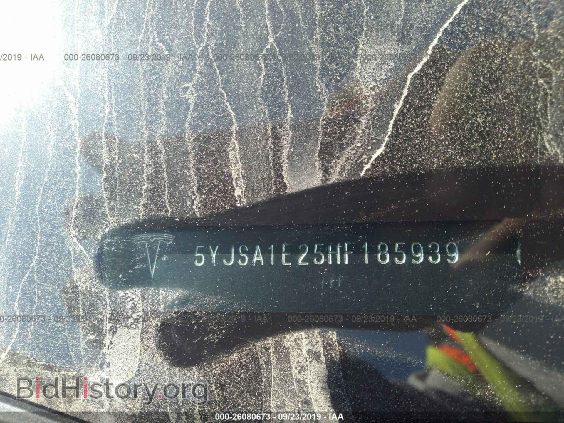 2017 TESLA MODEL S - VIN: 5YJSA1E25HF185939 - Photo 9