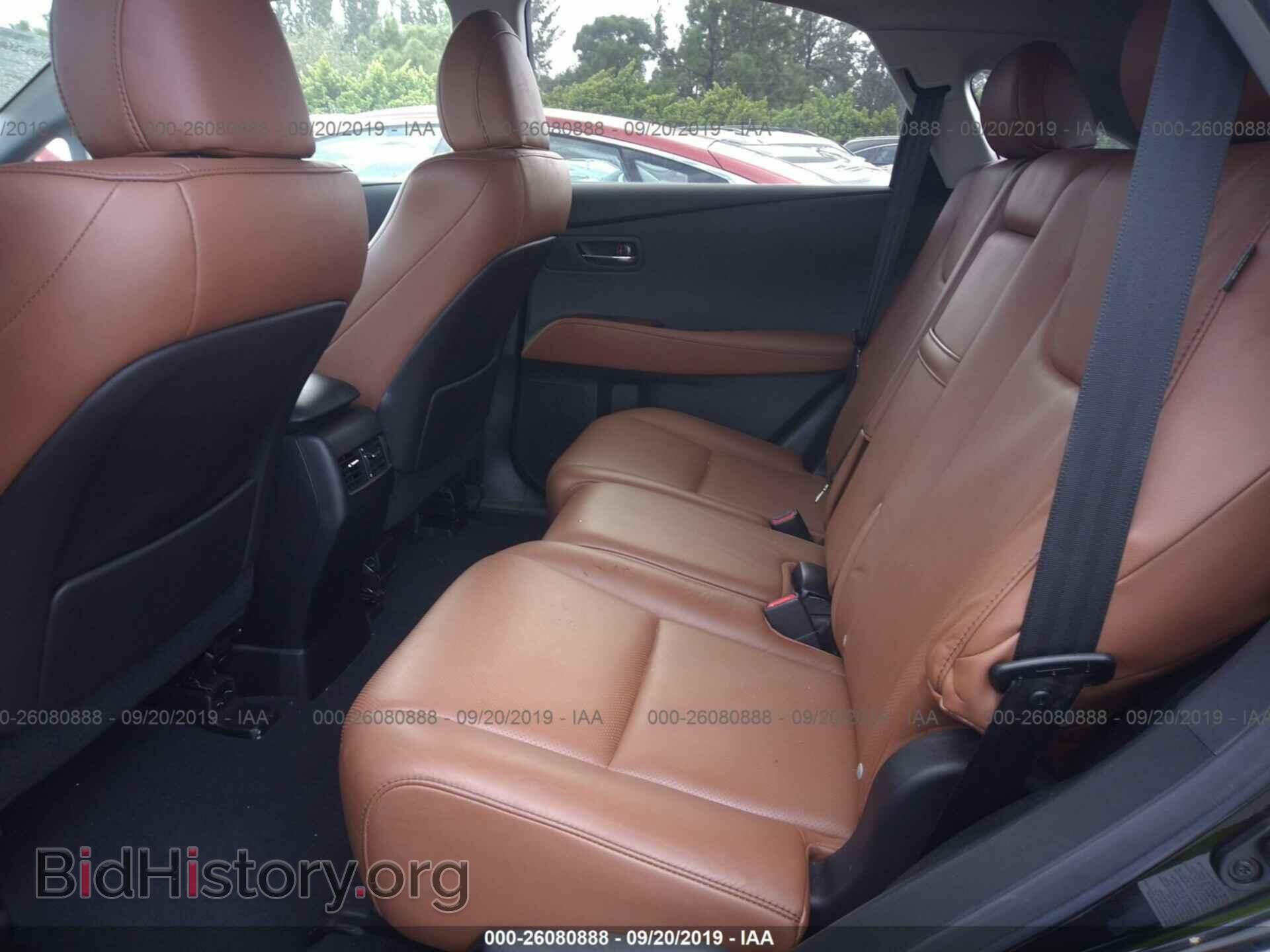 2014 LEXUS RX - VIN: 2T2BK1BA3EC240974 - Фото 8