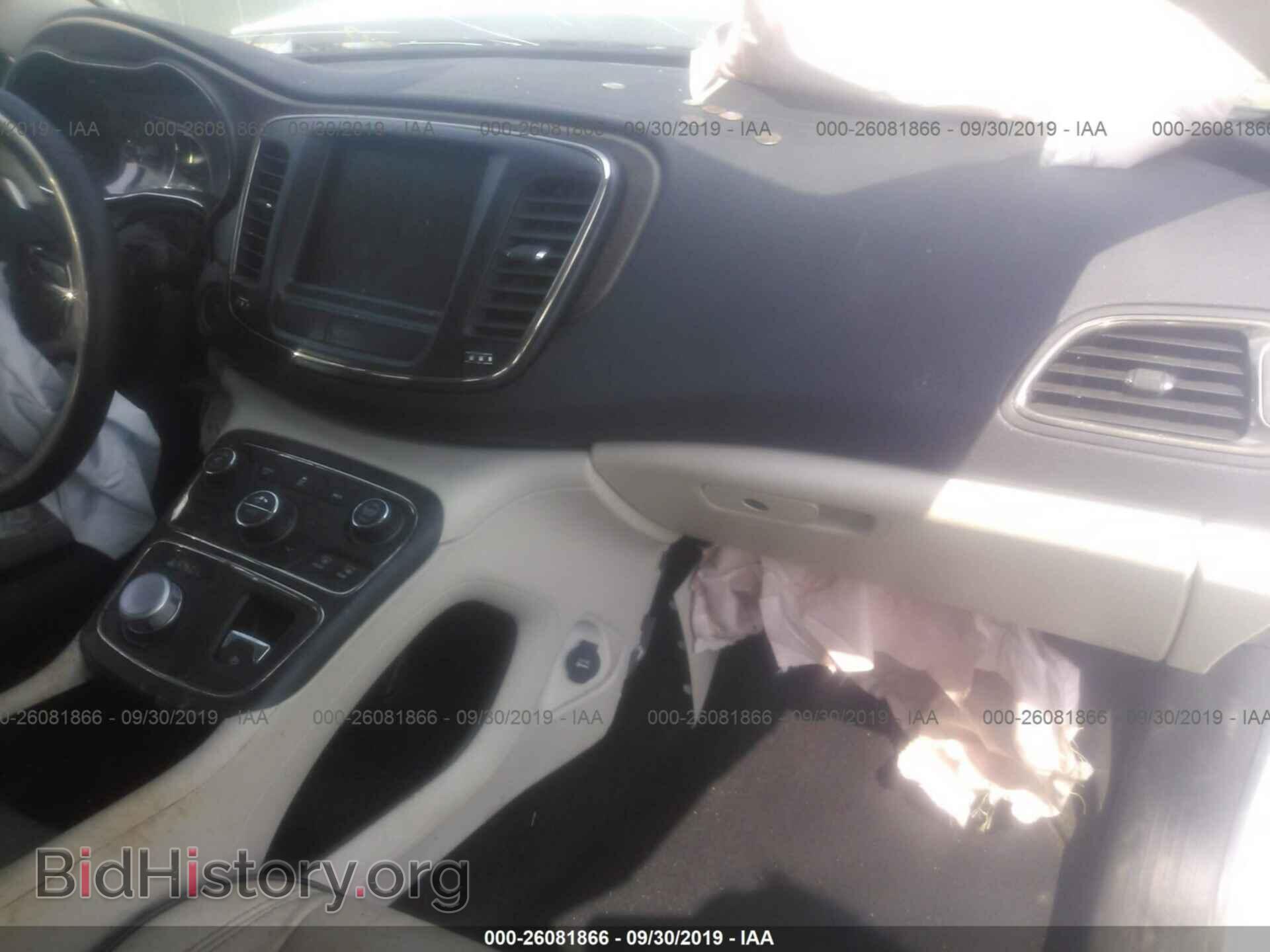2016 CHRYSLER 200 - VIN: 1C3CCCCB9GN162536 - Фото 5