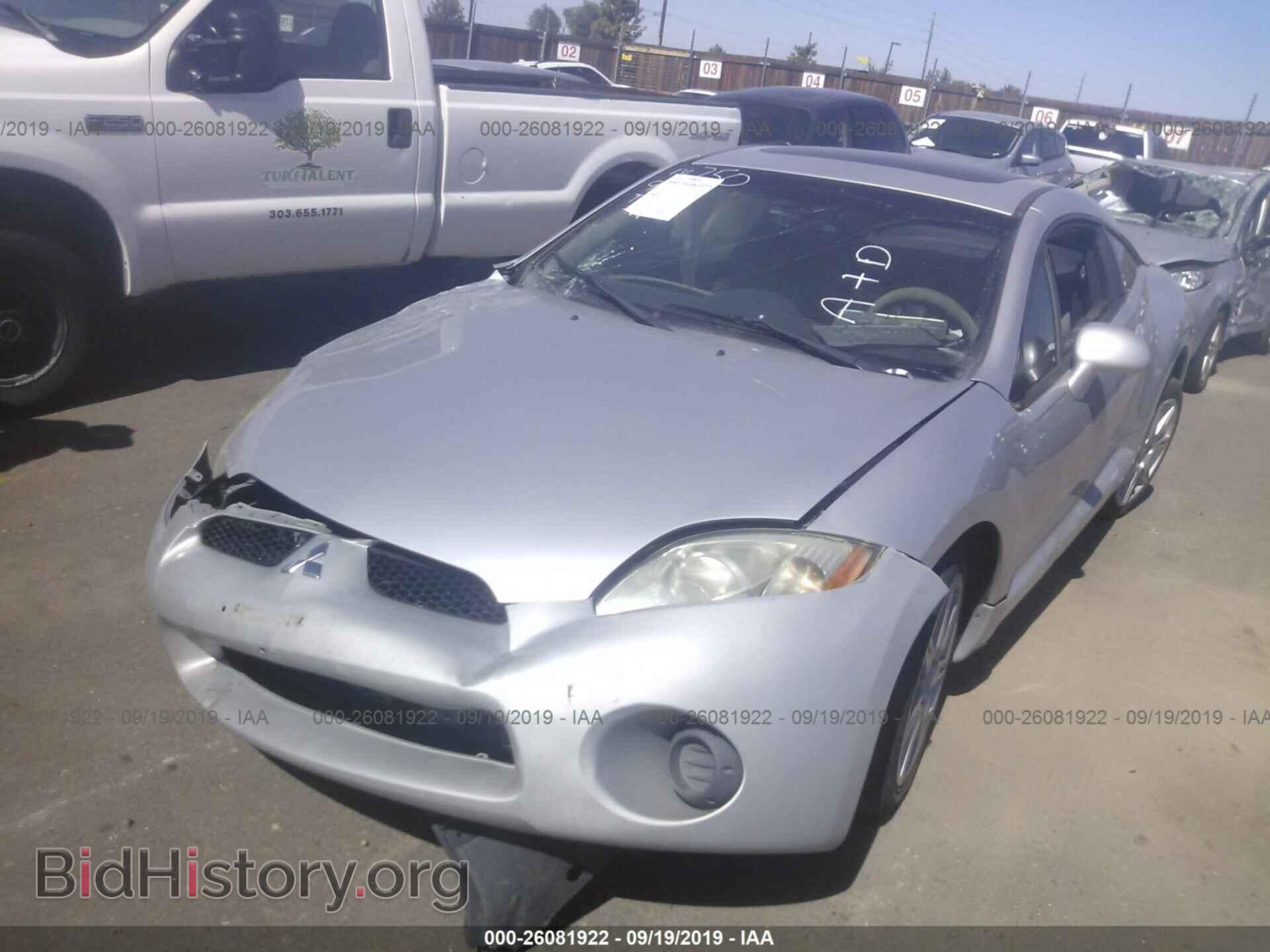2007 MITSUBISHI ECLIPSE - VIN: 4A3AK64F57E064075 - Фото 2