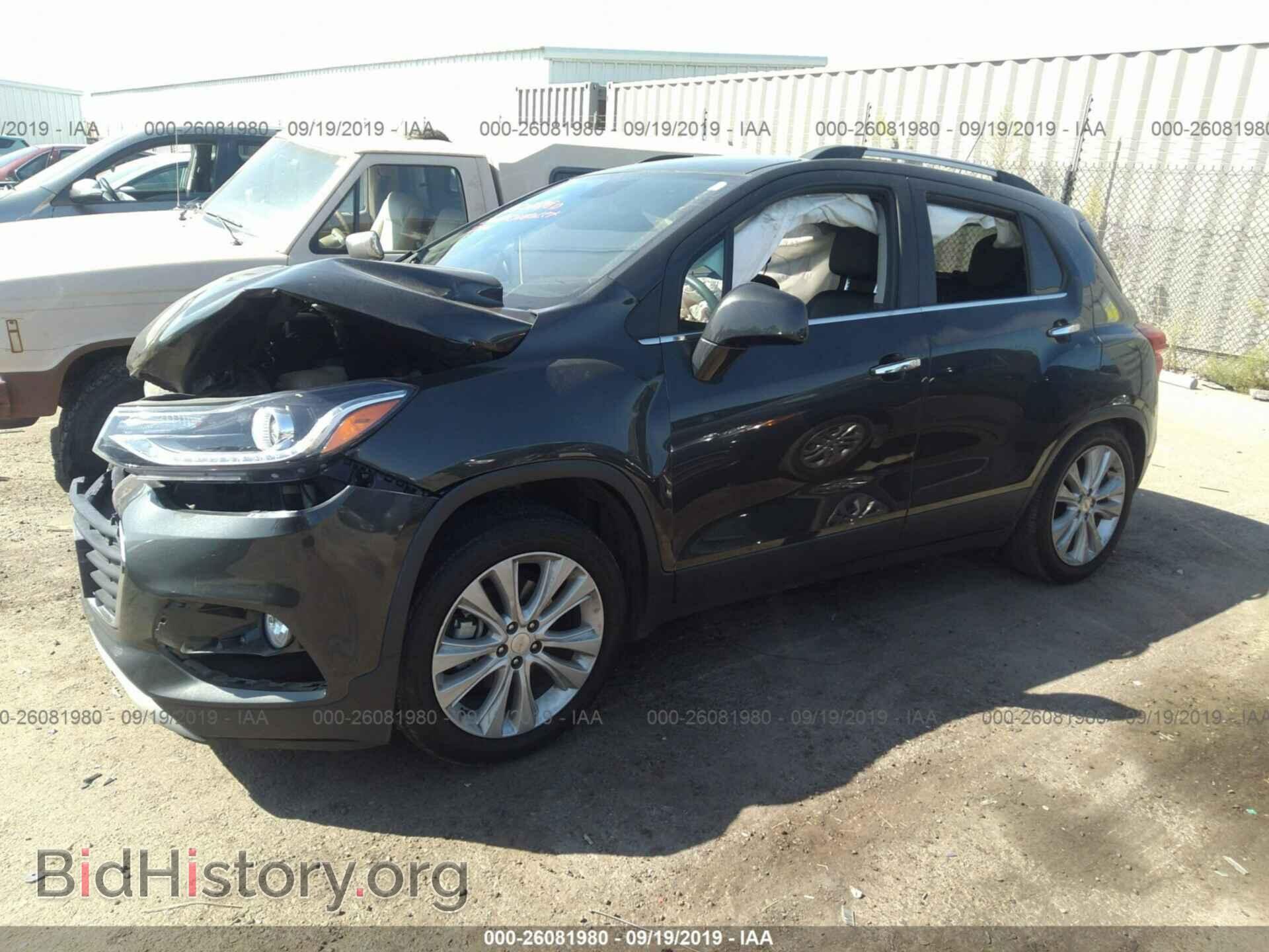 2017 CHEVROLET TRAX - VIN: 3GNCJMSB3HL235370 - Фото 2