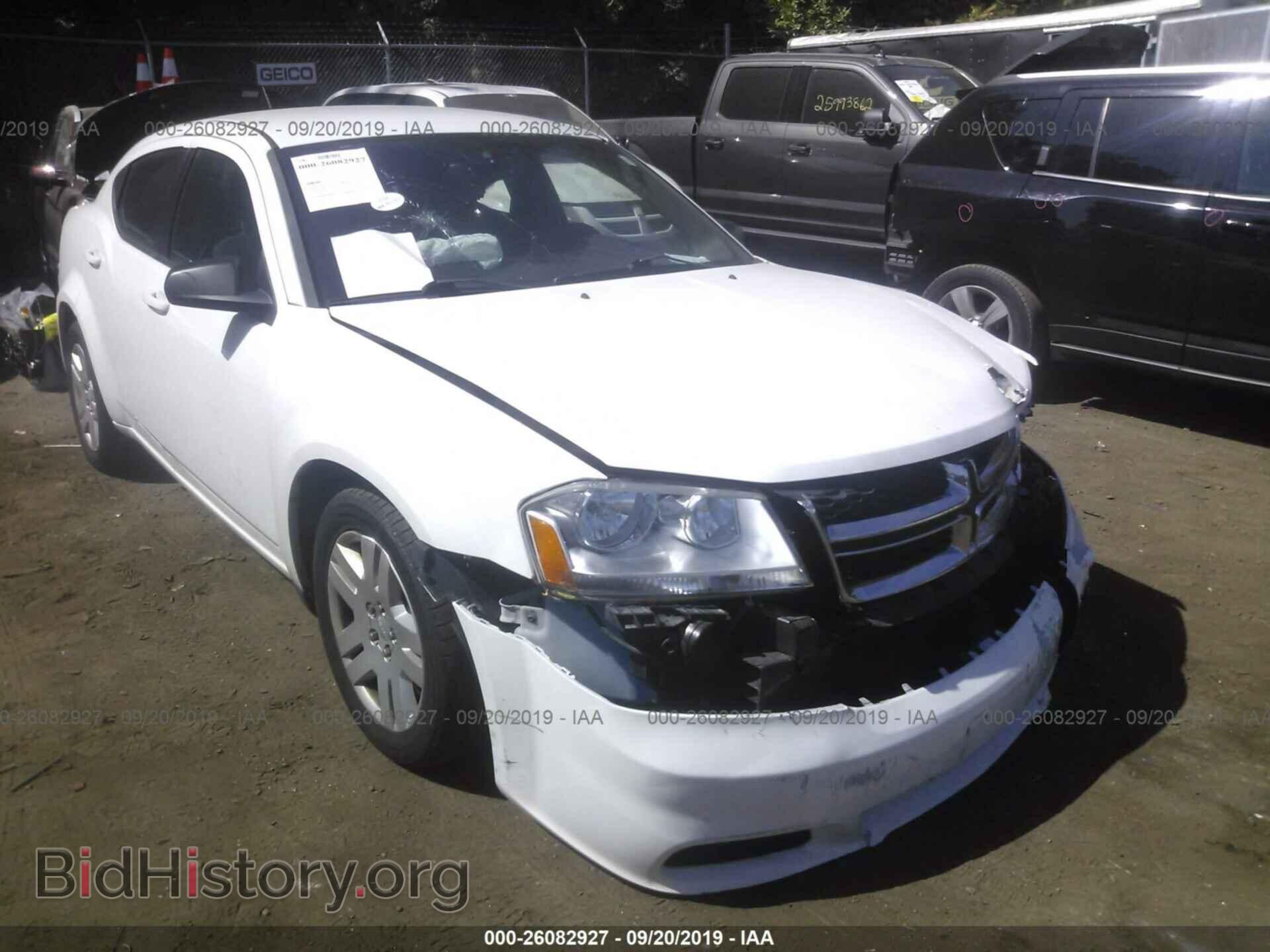 Photo 1C3CDZAB4DN581327 - DODGE AVENGER 2013