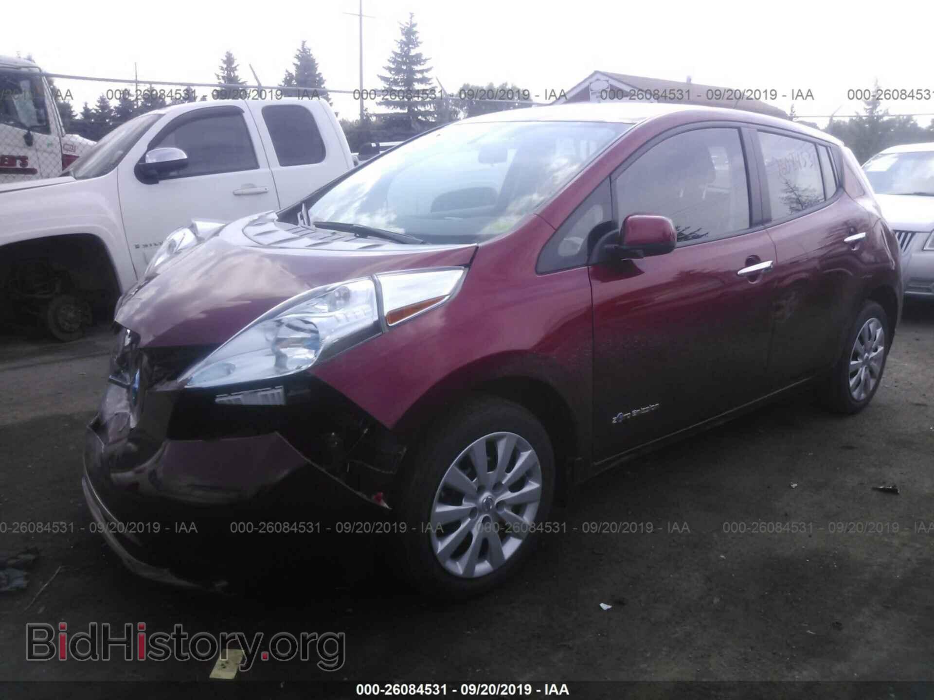 2014 NISSAN LEAF - VIN: 1N4AZ0CP1EC337873 - Фото 2