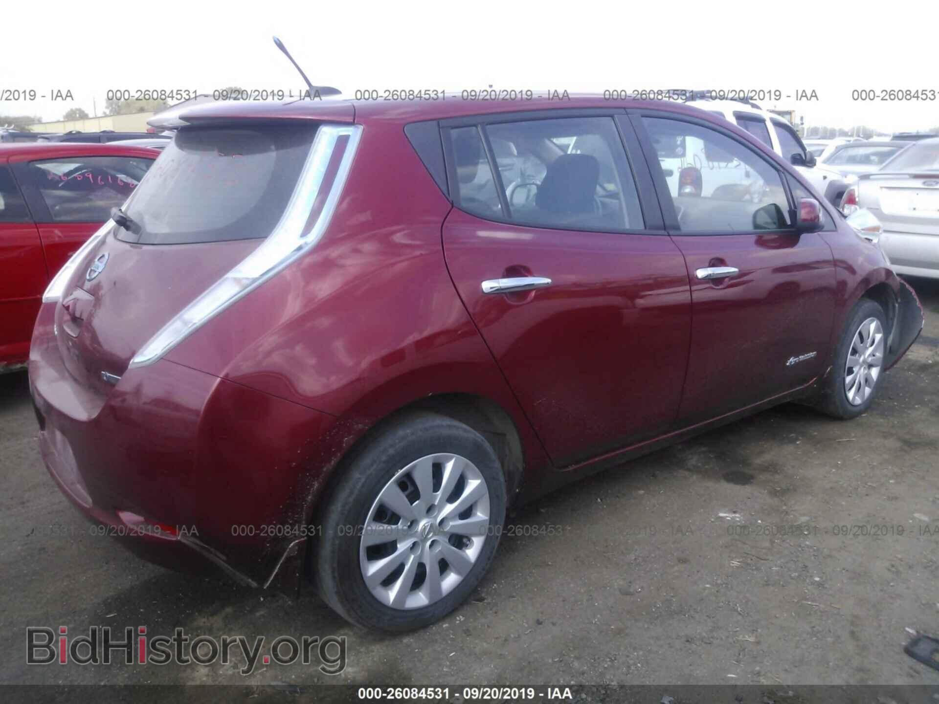 2014 NISSAN LEAF - VIN: 1N4AZ0CP1EC337873 - Фото 4