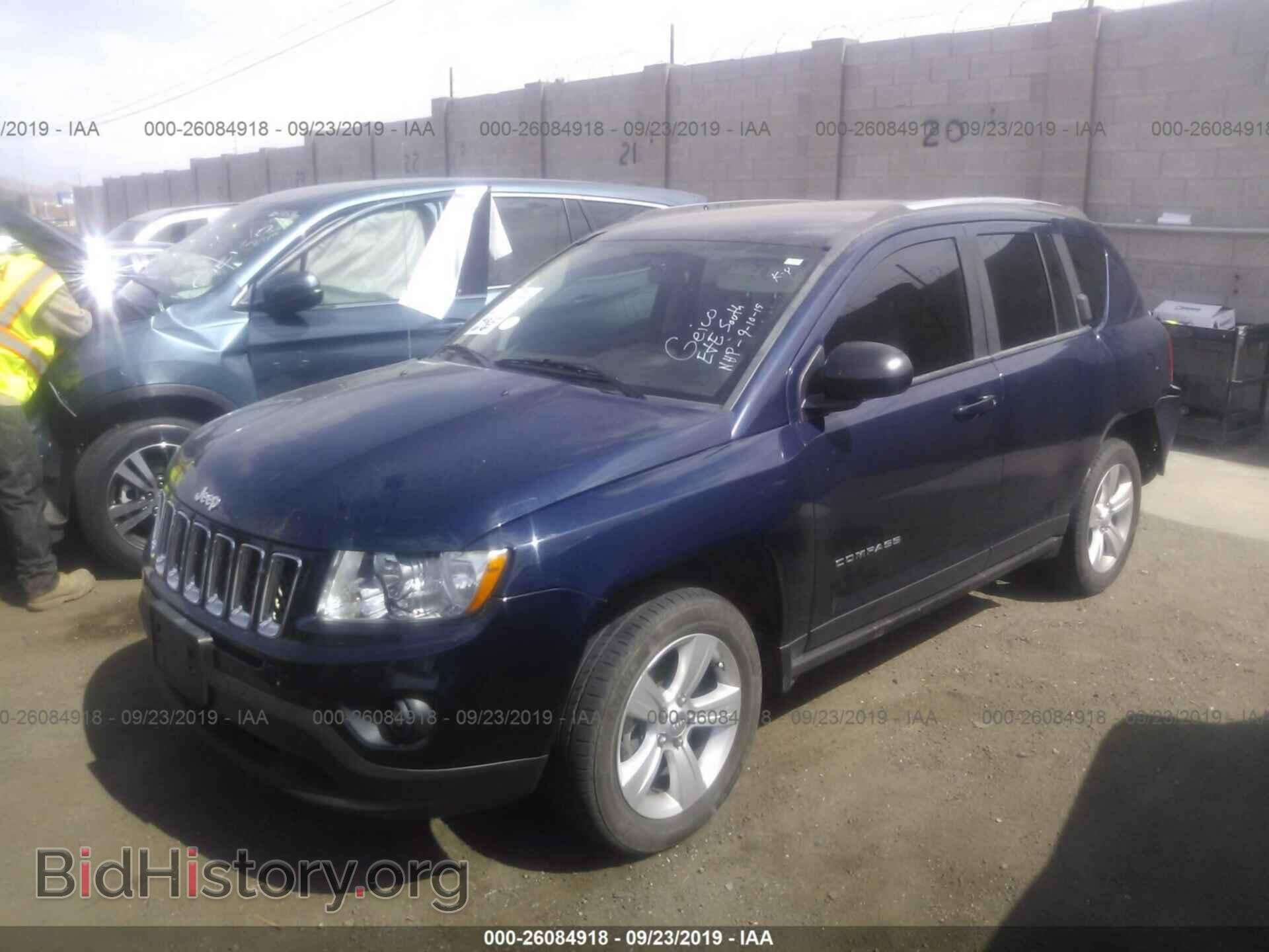 2012 JEEP COMPASS - VIN: 1C4NJCBB7CD626855 - Фото 2