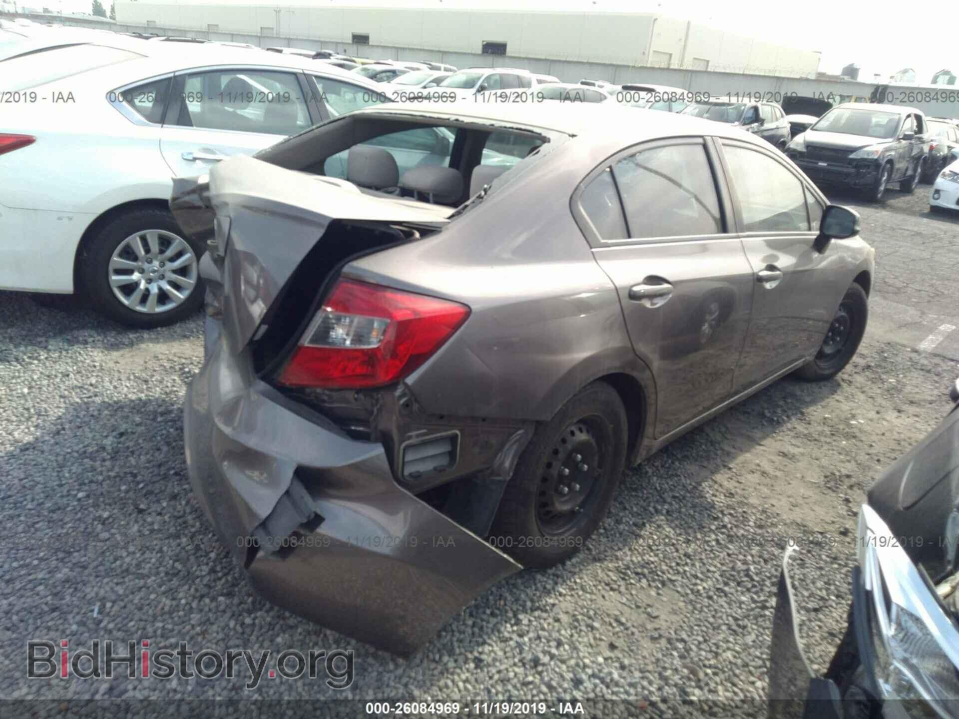 2012 HONDA CIVIC - VIN: 2HGFB2F55CH536334 - Photo 2
