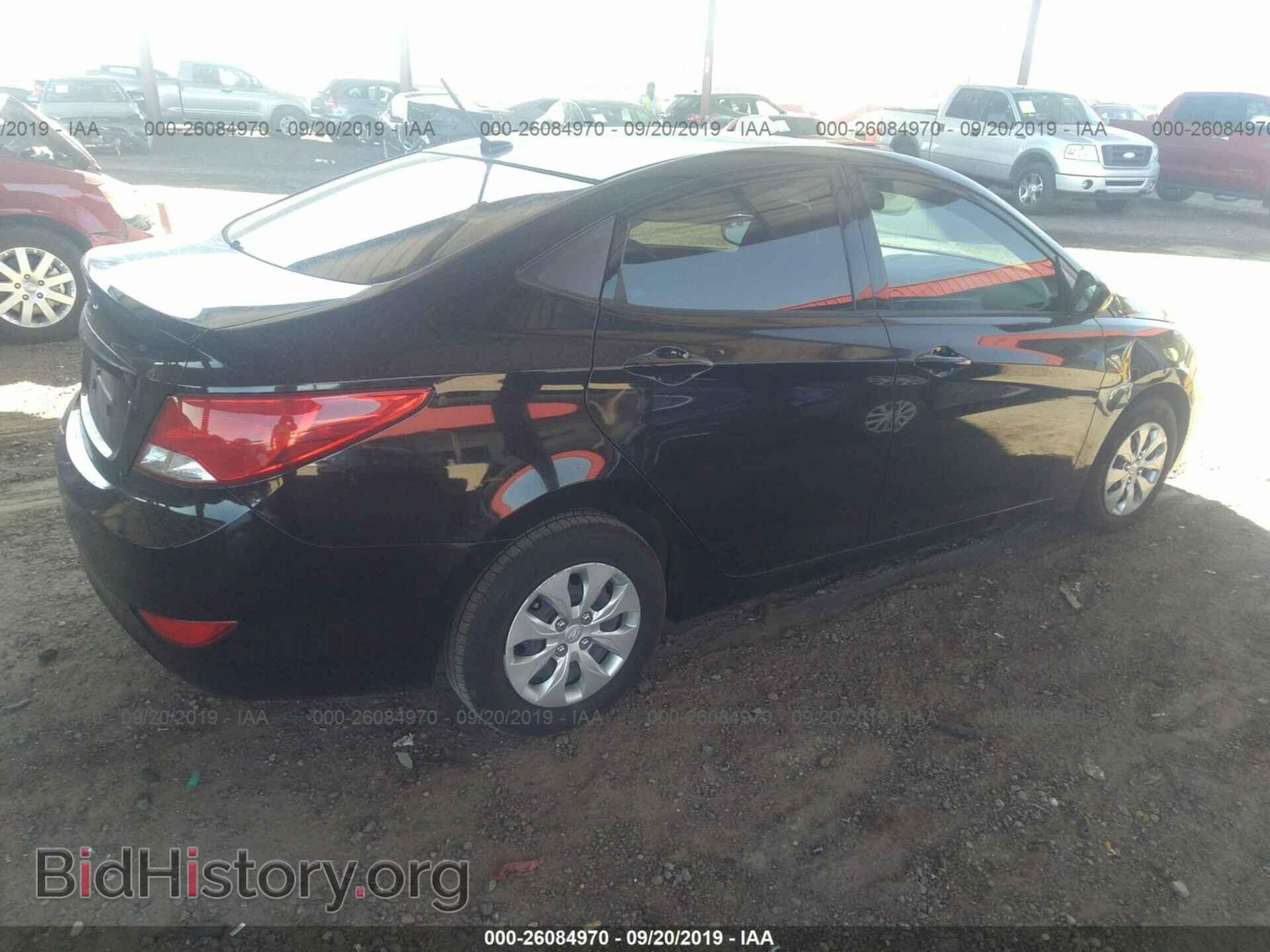 2016 HYUNDAI ACCENT - VIN: KMHCT4AE0GU016364 - Фото 4