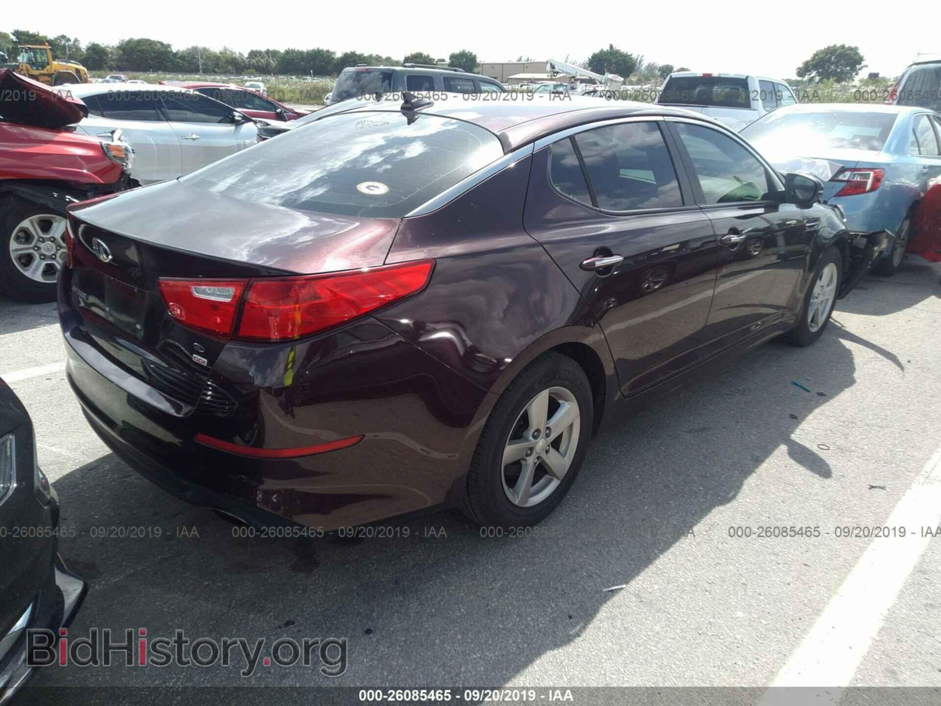 2014 KIA OPTIMA - VIN: 5XXGM4A72EG277115 - Фото 4