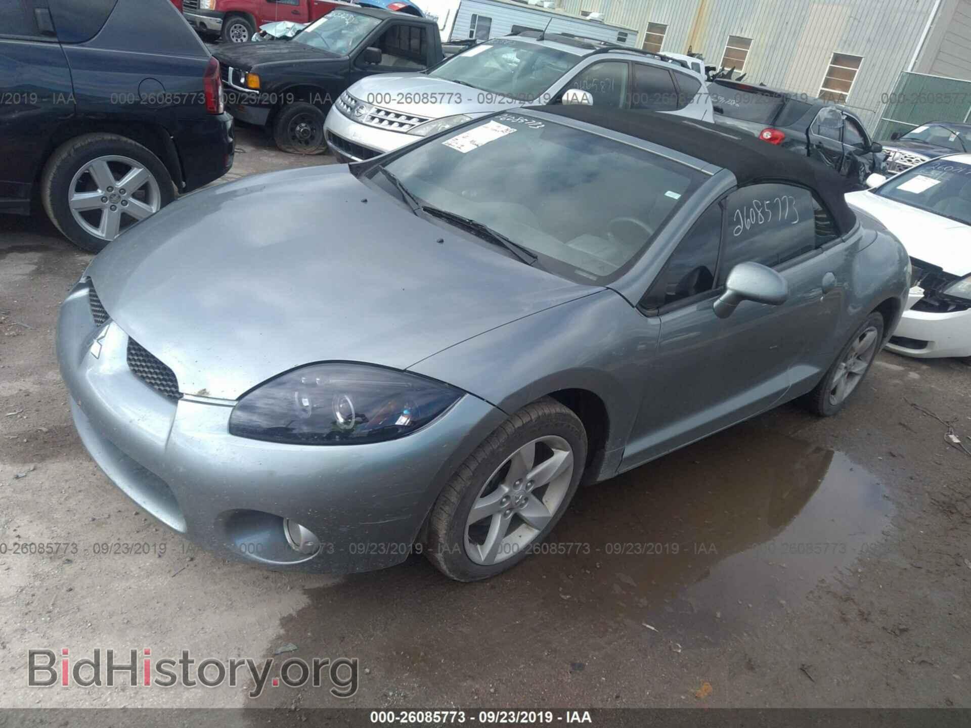 2007 MITSUBISHI ECLIPSE - VIN: 4A3AL35T27E018459 - Фото 2