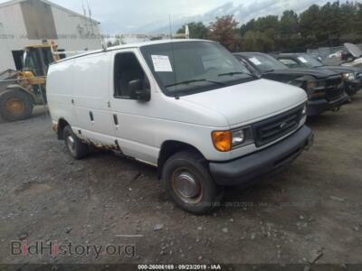 2006 Ford ECONOLINE E250 Van, белый — VIN 1FTNE24W86DA69084, IAAI