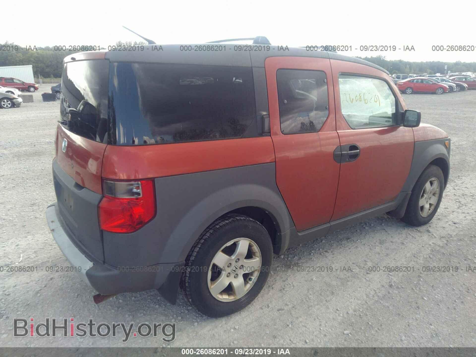 2003 HONDA ELEMENT - VIN: 5J6YH28643L054172 - Фото 4