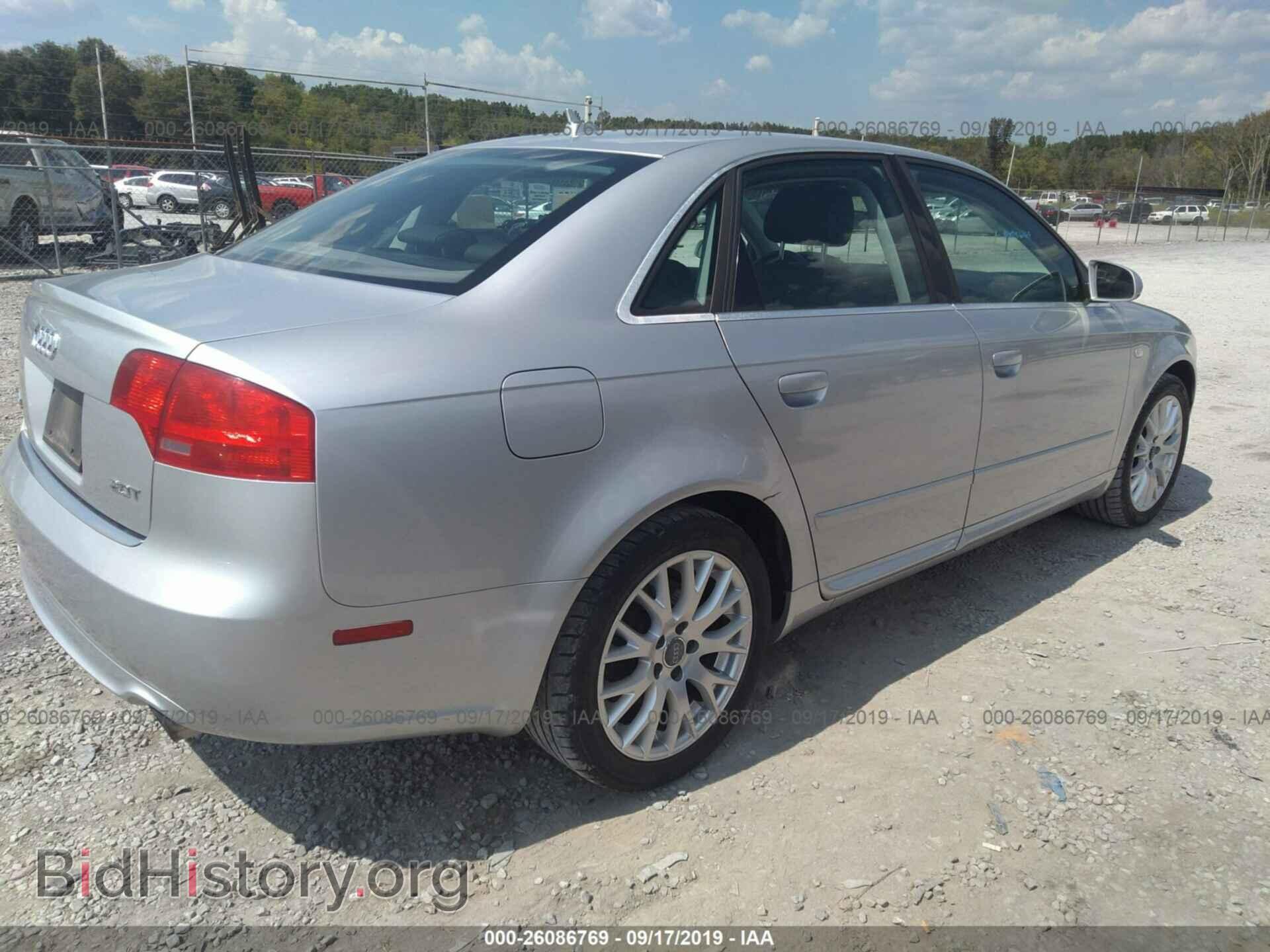 2008 AUDI A4 - VIN: WAUAF78E58A169008 - Фото 4