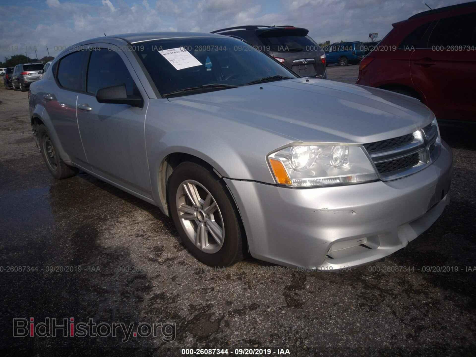 Photo 1C3CDZABXCN221445 - DODGE AVENGER 2012
