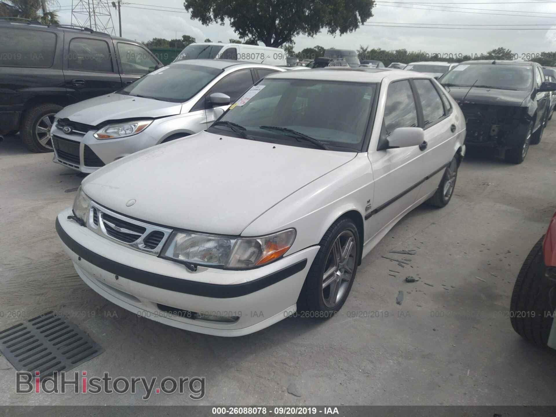 2001 SAAB 9-3 - VIN: YS3DF55KX12059935 - Фото 2