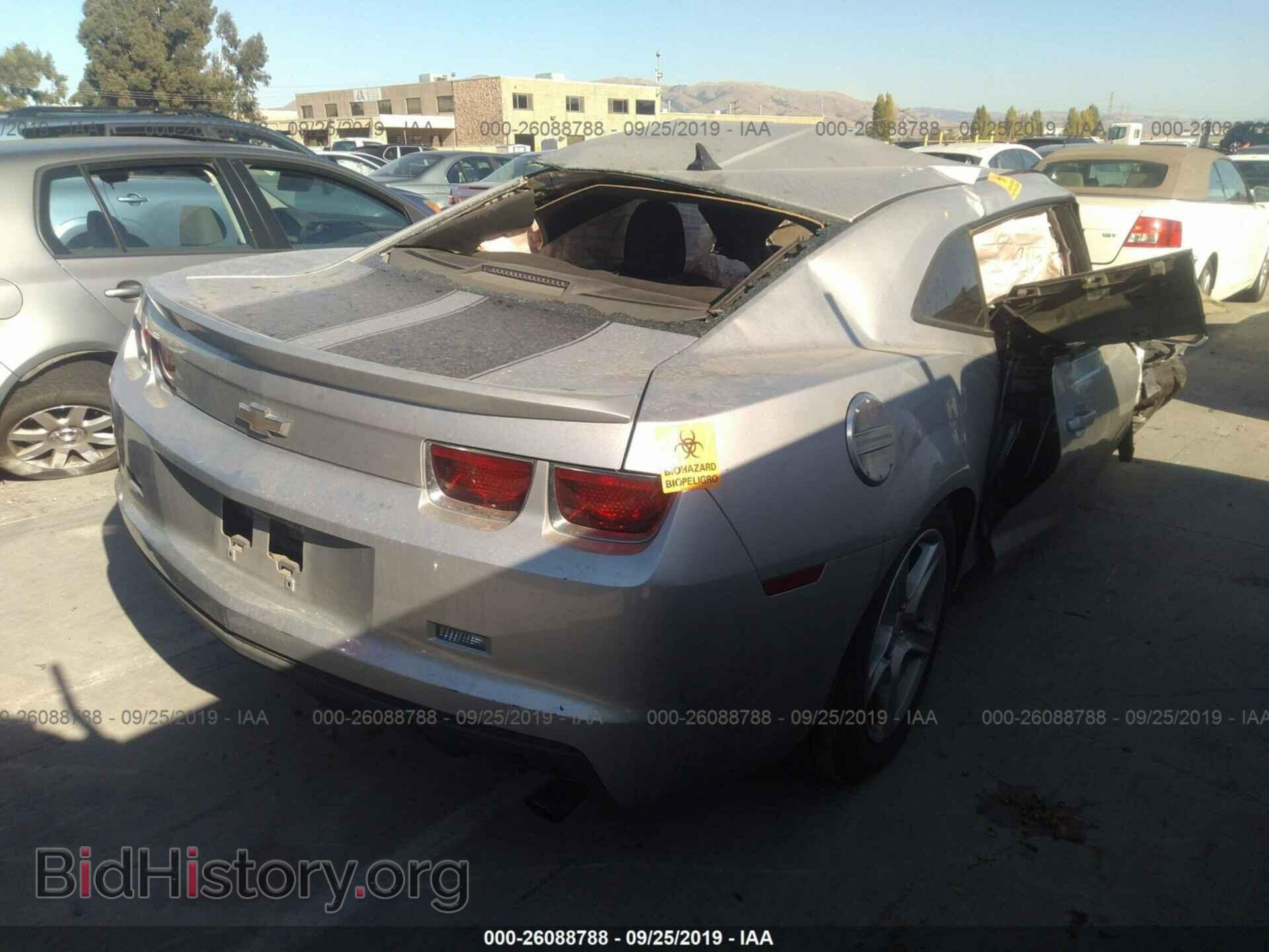 2012 CHEVROLET CAMARO - VIN: 2G1FA1E34C9176858 - Фото 4