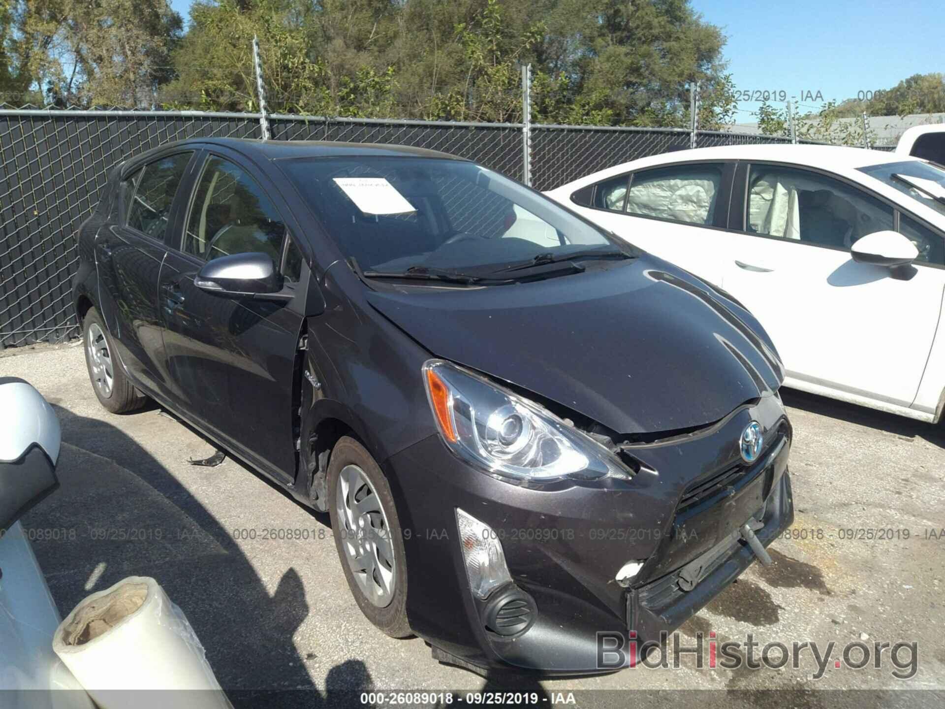 Фотография JTDKDTB36F1106476 - TOYOTA PRIUS C 2015