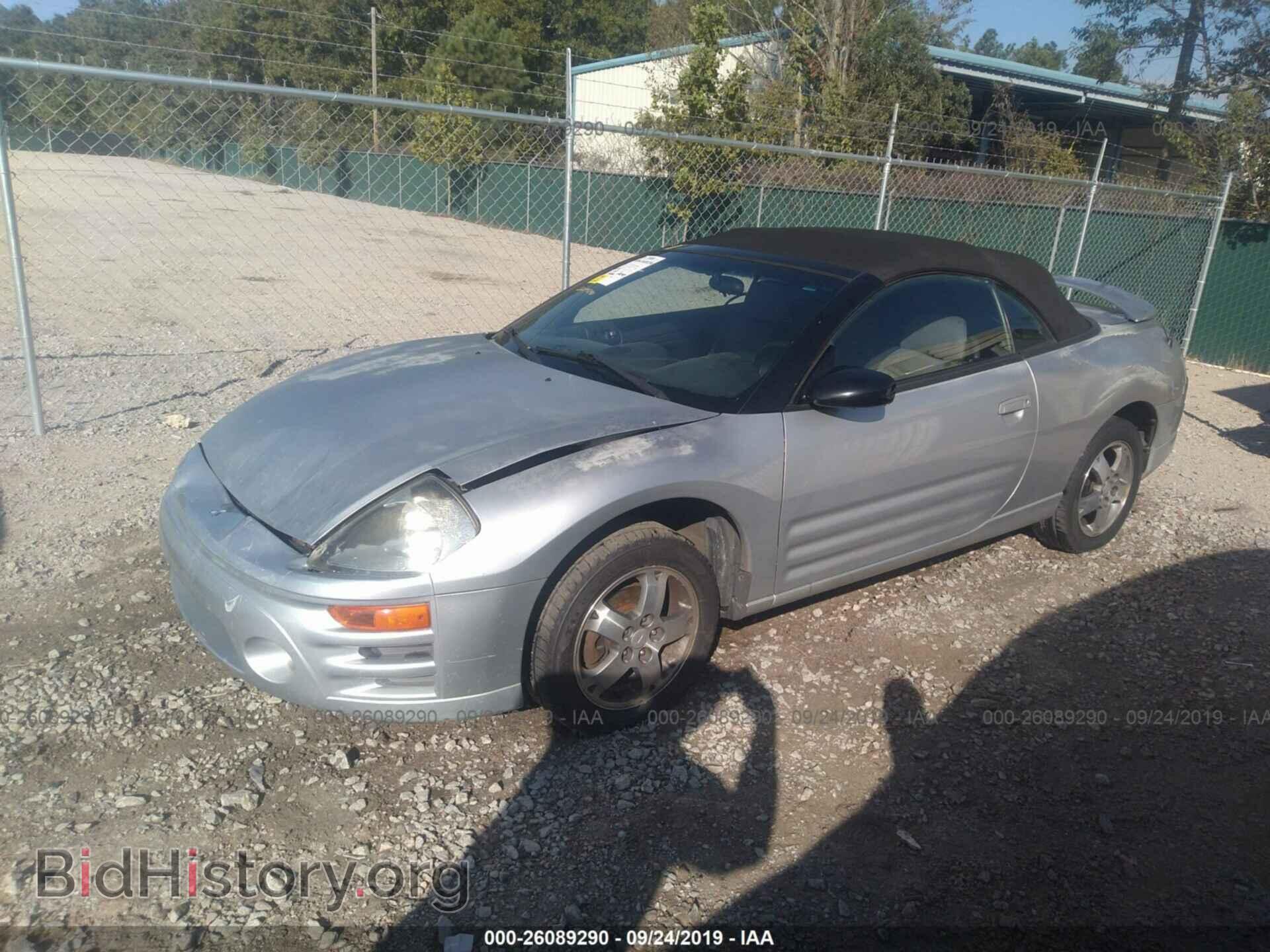 2003 MITSUBISHI ECLIPSE - VIN: 4A3AE45G83E003834 - Photo 2