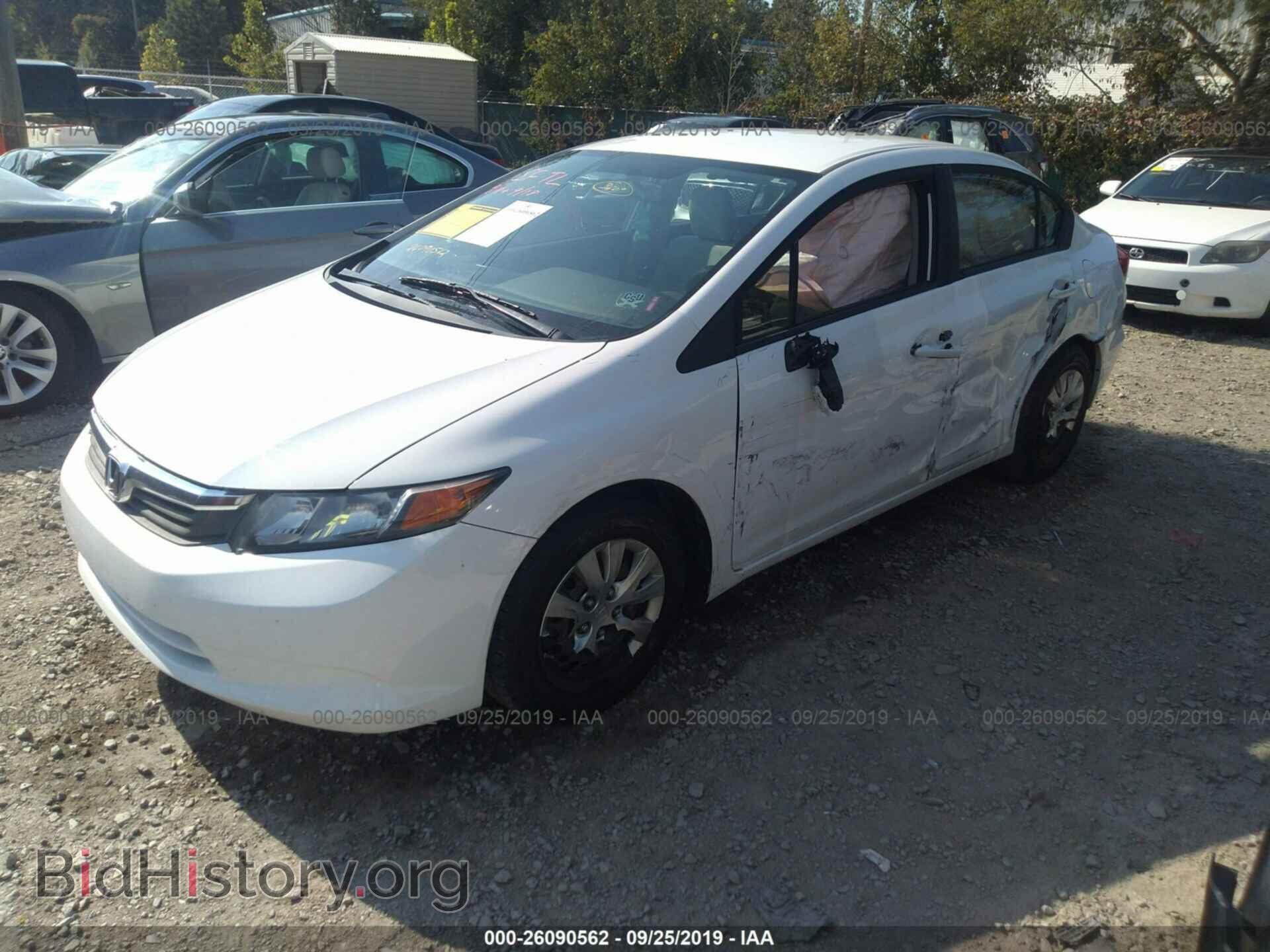 2012 HONDA CIVIC - VIN: 19XFB2F51CE074140 - Фото 2