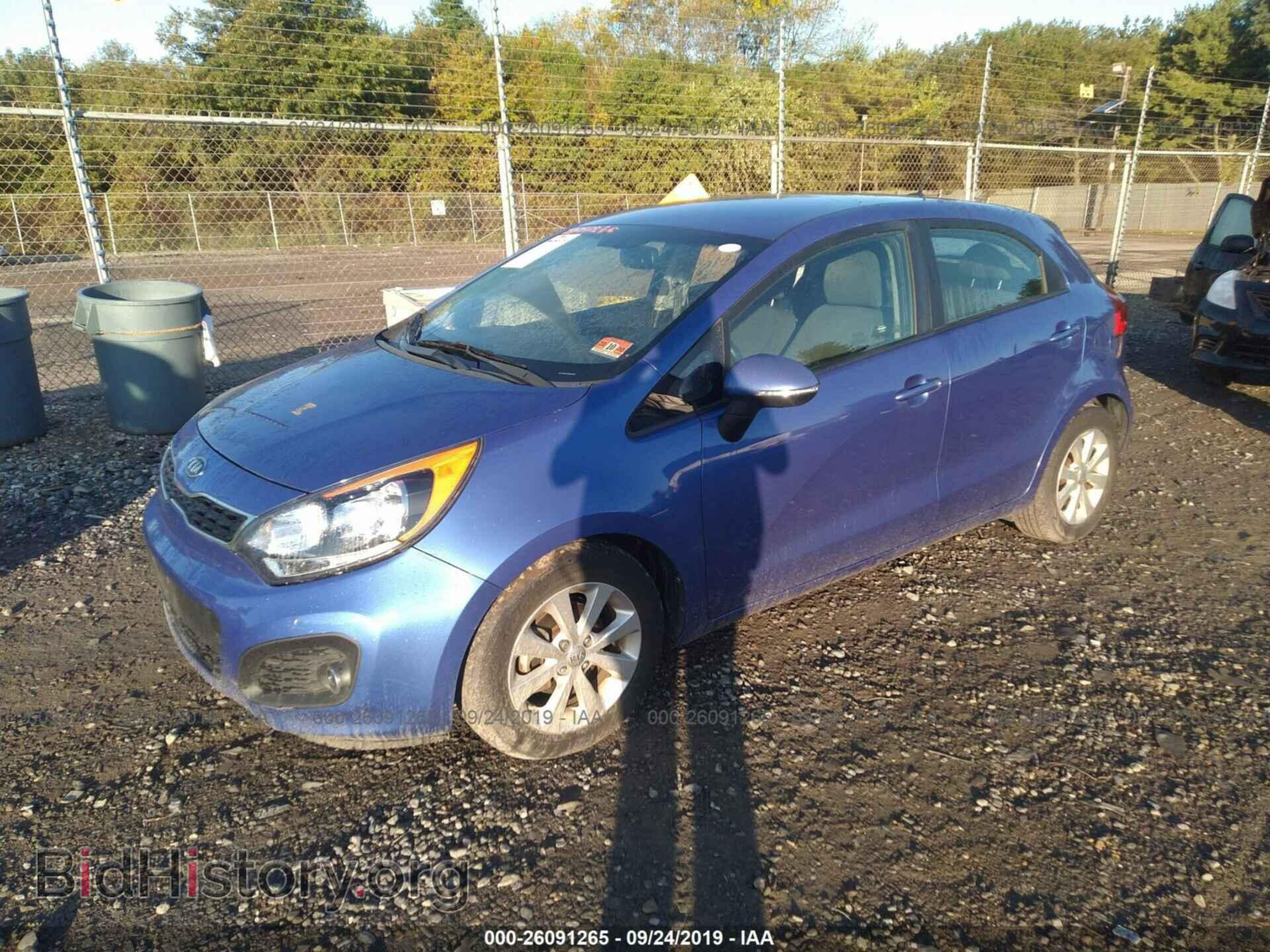 2013 KIA RIO - VIN: KNADN5A39D6113180 - Фото 2