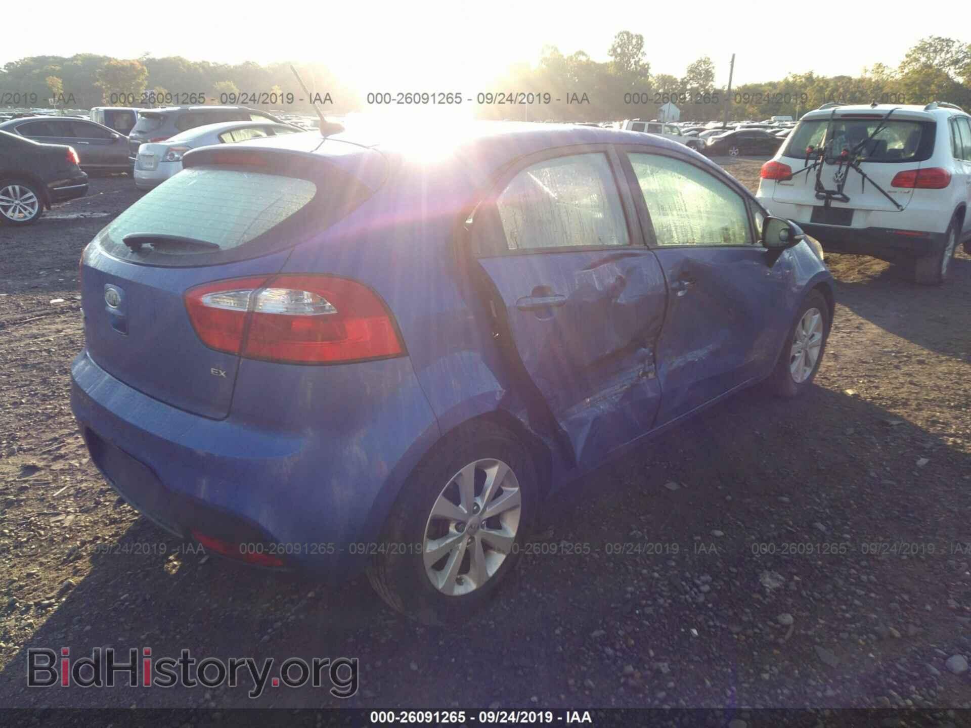 2013 KIA RIO - VIN: KNADN5A39D6113180 - Фото 4