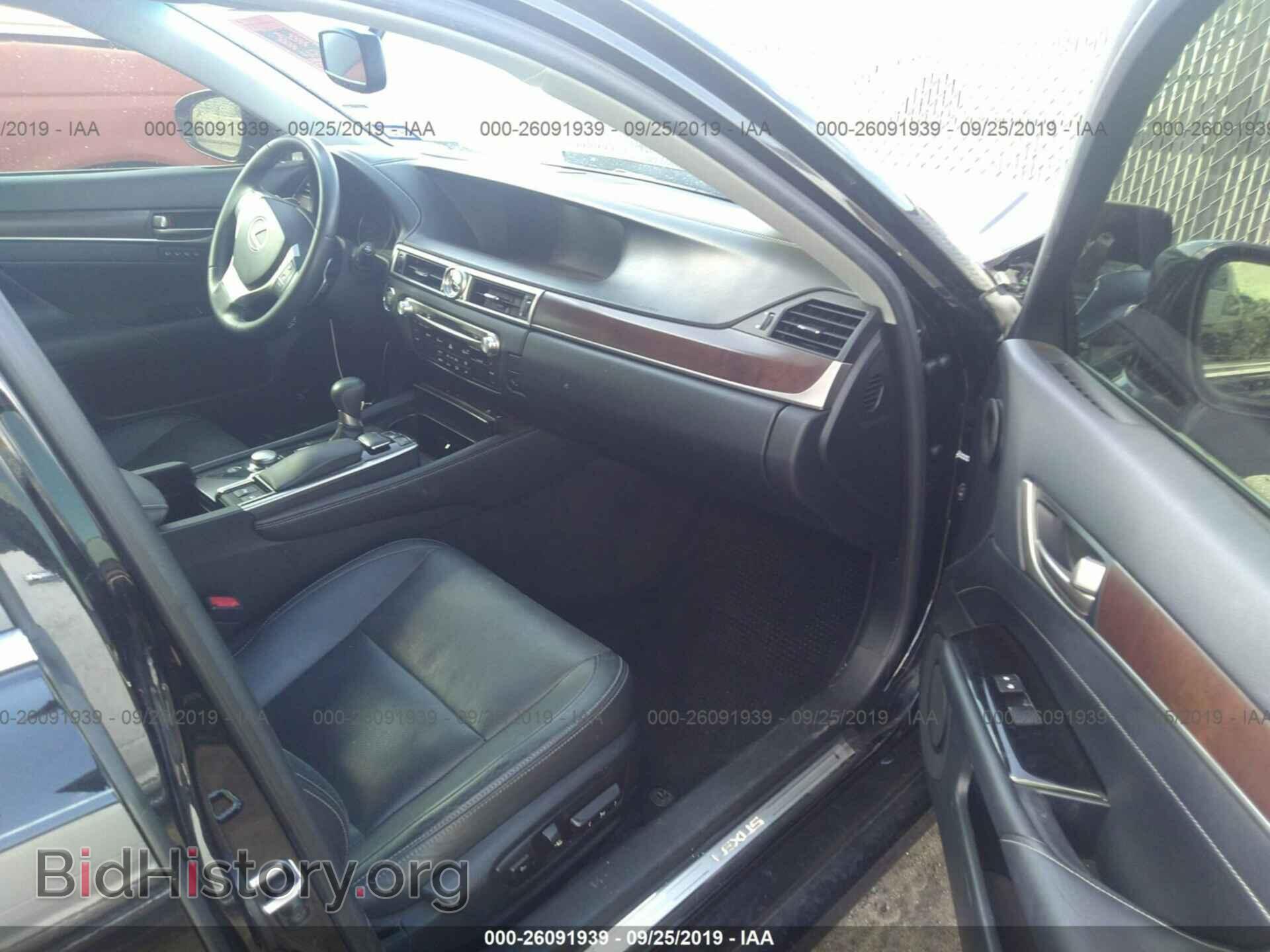 2013 LEXUS GS - VIN: JTHBE1BL2D5014870 - Фото 5
