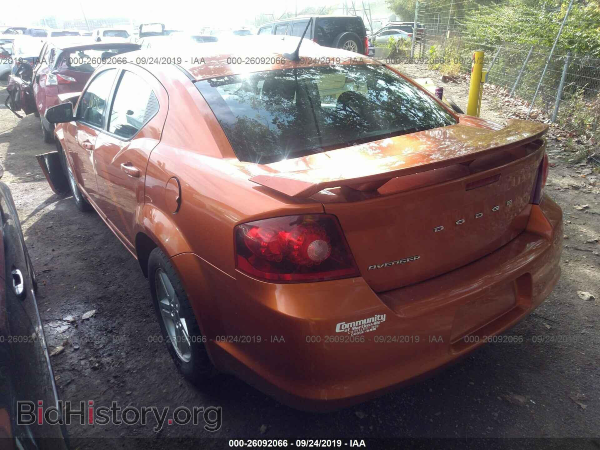 2011 DODGE AVENGER - VIN: 1B3BD1FB7BN609623 - Фото 3