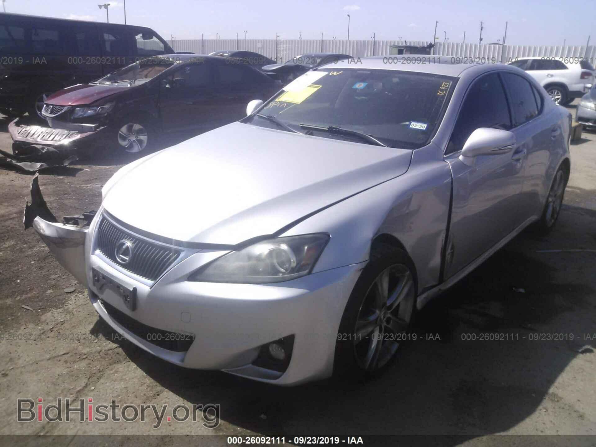 2012 LEXUS IS - VIN: JTHBF5C2XC5176075 - Фото 2
