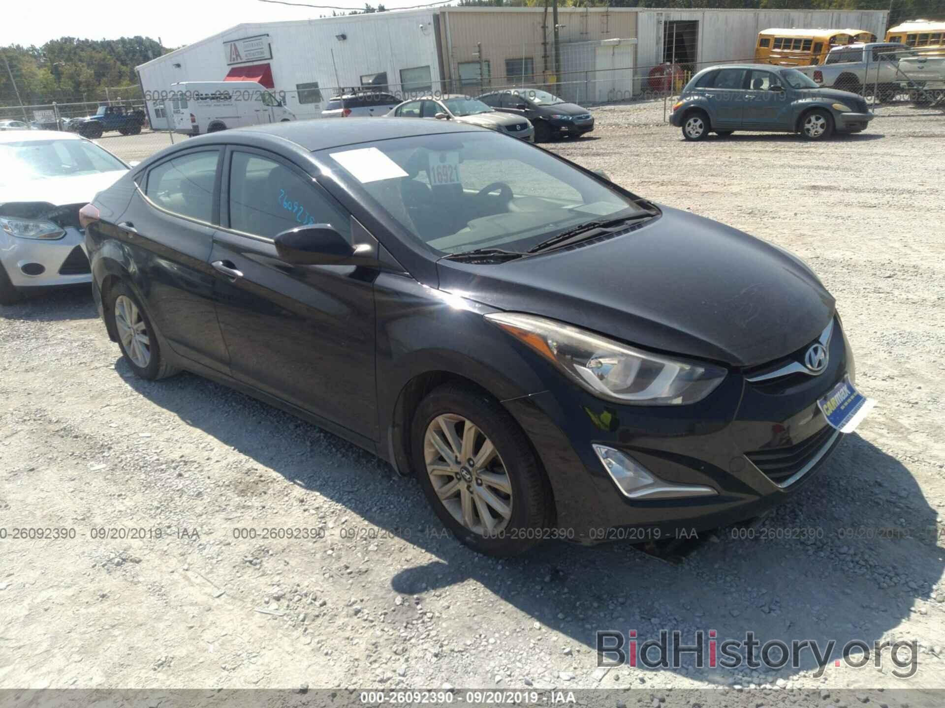 Photo KMHDH4AE4EU122965 - HYUNDAI ELANTRA 2014