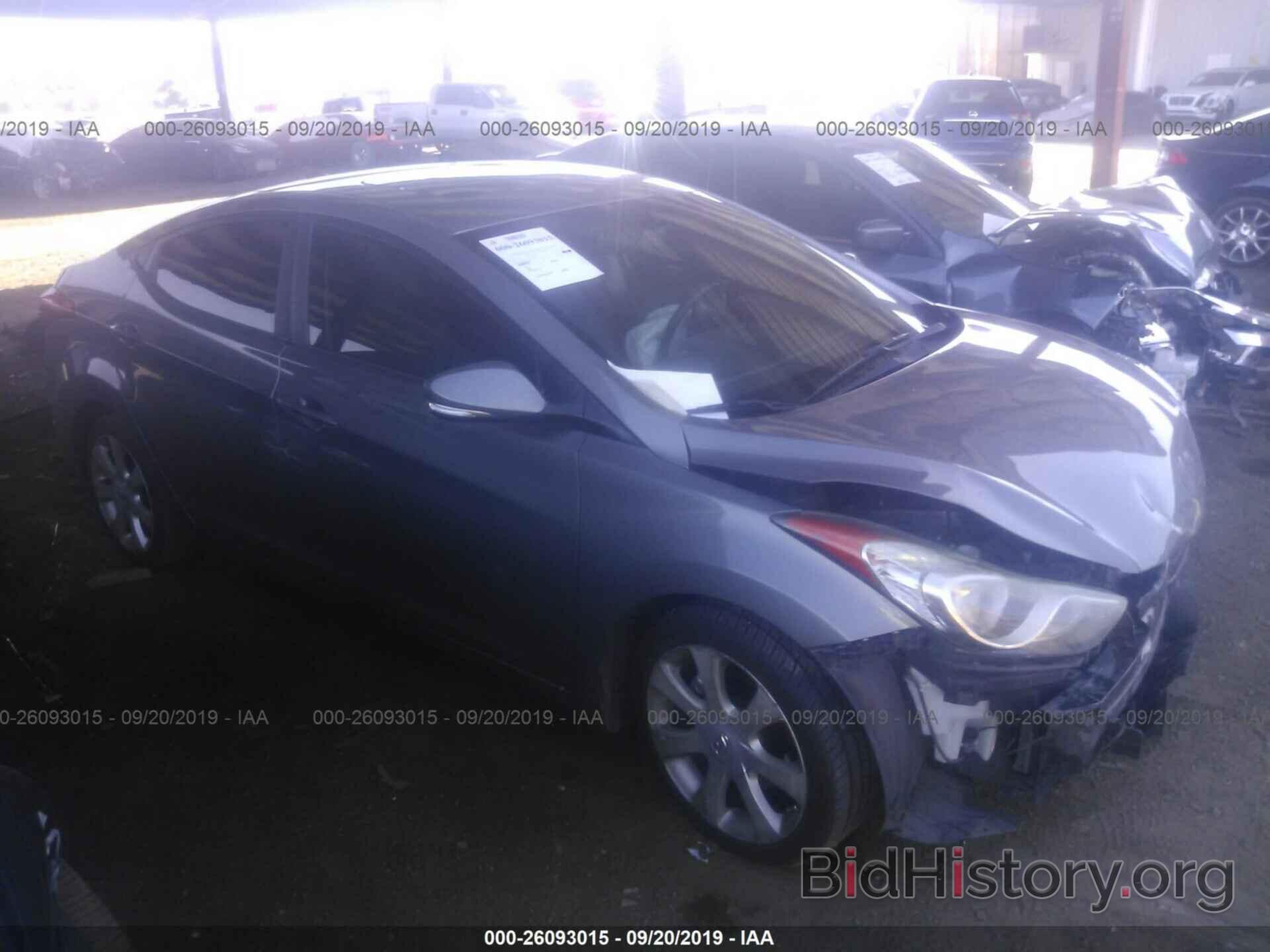 Photo 5NPDH4AE3BH075163 - HYUNDAI ELANTRA 2011