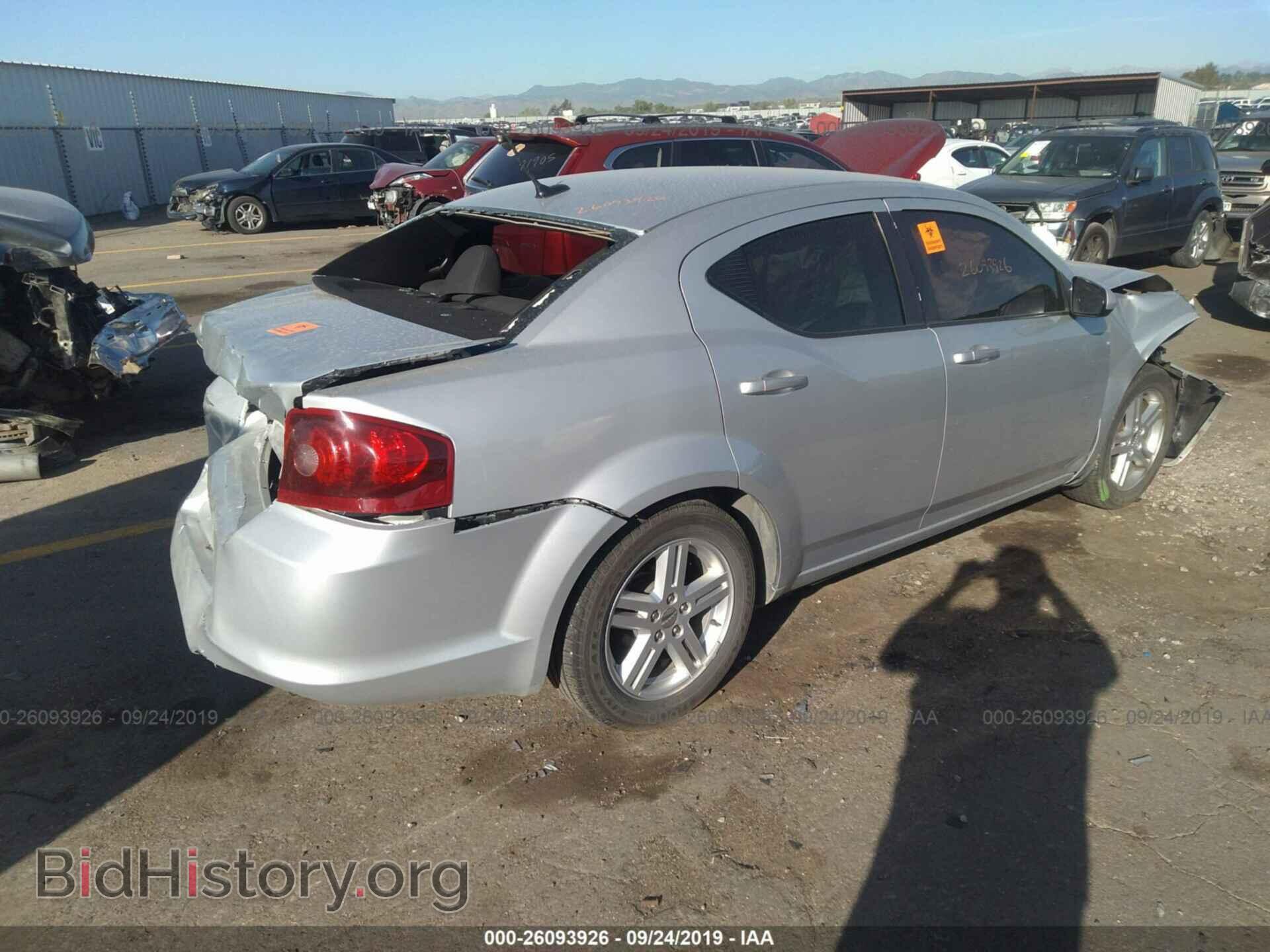 2012 DODGE AVENGER - VIN: 1C3CDZCB7CN272348 - Фото 4