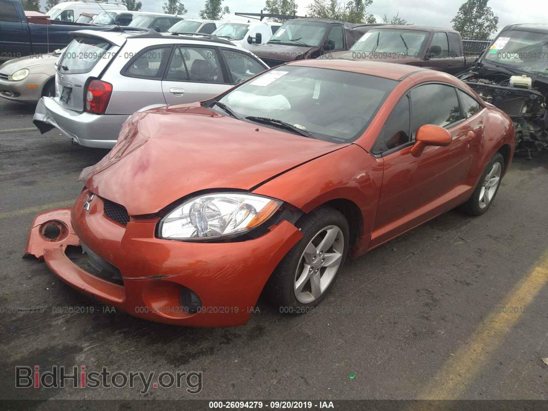 2008 MITSUBISHI ECLIPSE - VIN: 4A3AK24F88E039326 - Фото 2