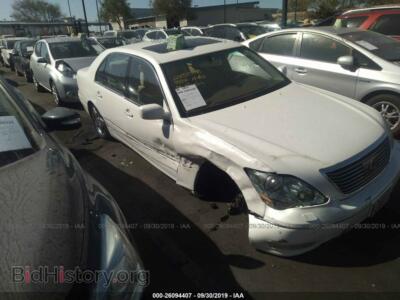 2005 Lexus LS 430, white — VIN JTHBN36F755000836, IAAI