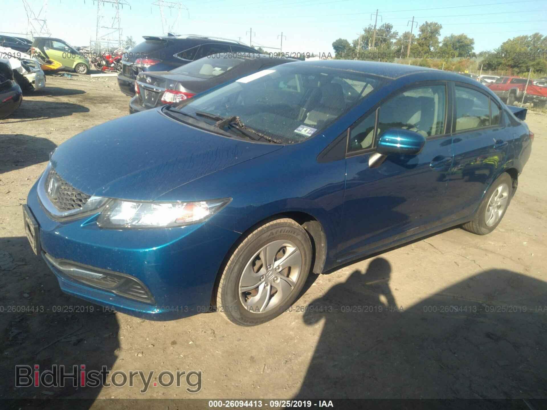 2014 HONDA CIVIC - VIN: 19XFB2F52EE201366 - Фото 2