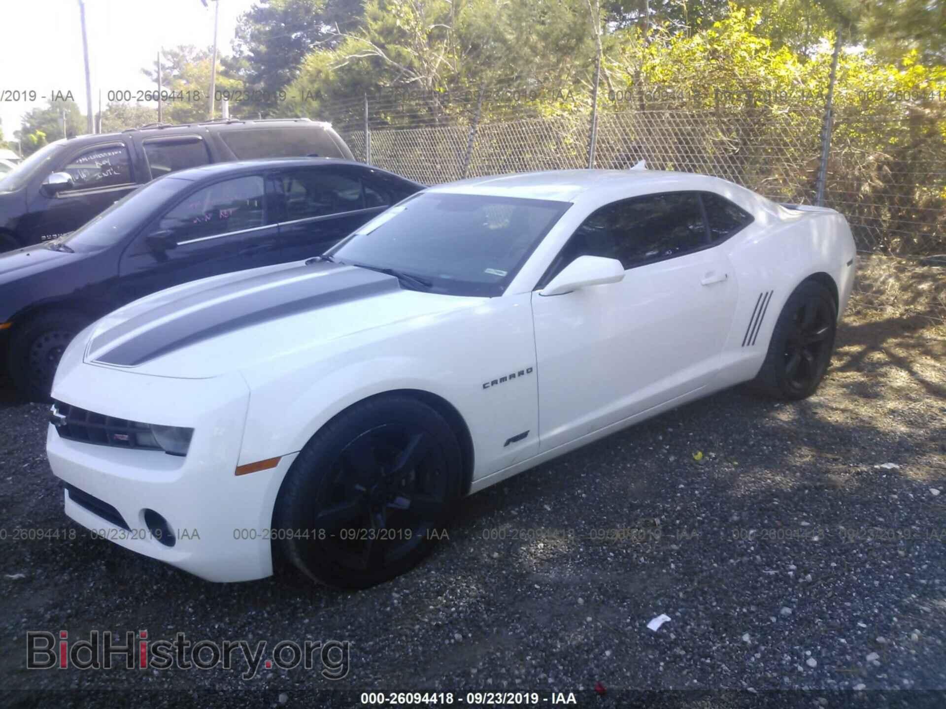 2012 CHEVROLET CAMARO - VIN: 2G1FC1E30C9205928 - Фото 2