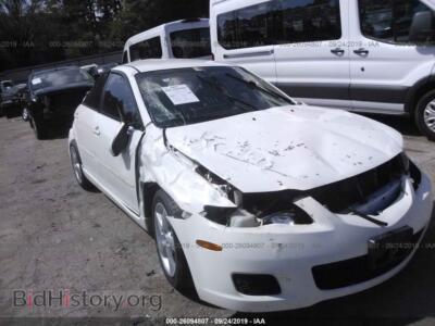 2008 Mazda 6 I, белый — VIN 1YVHP80C385M27446, IAAI