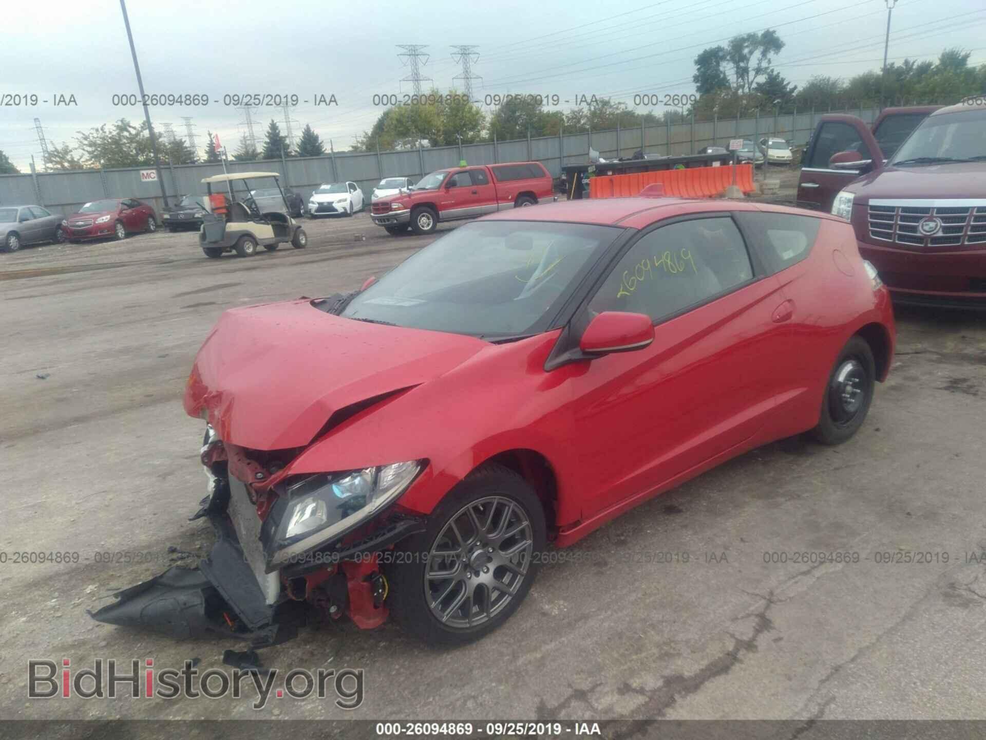 2011 HONDA CR-Z - VIN: JHMZF1D60BS007739 - Фото 2