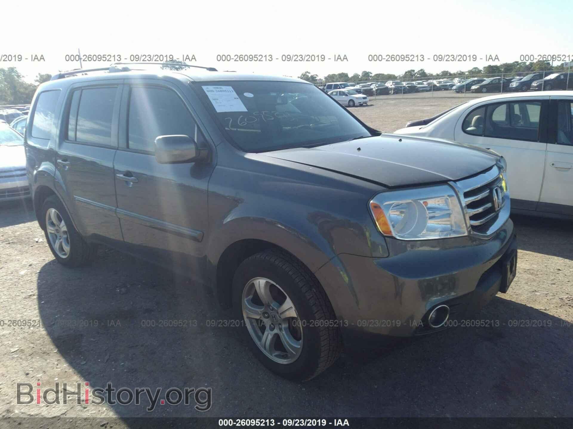 Photo 5FNYF3H53CB042641 - HONDA PILOT 2012
