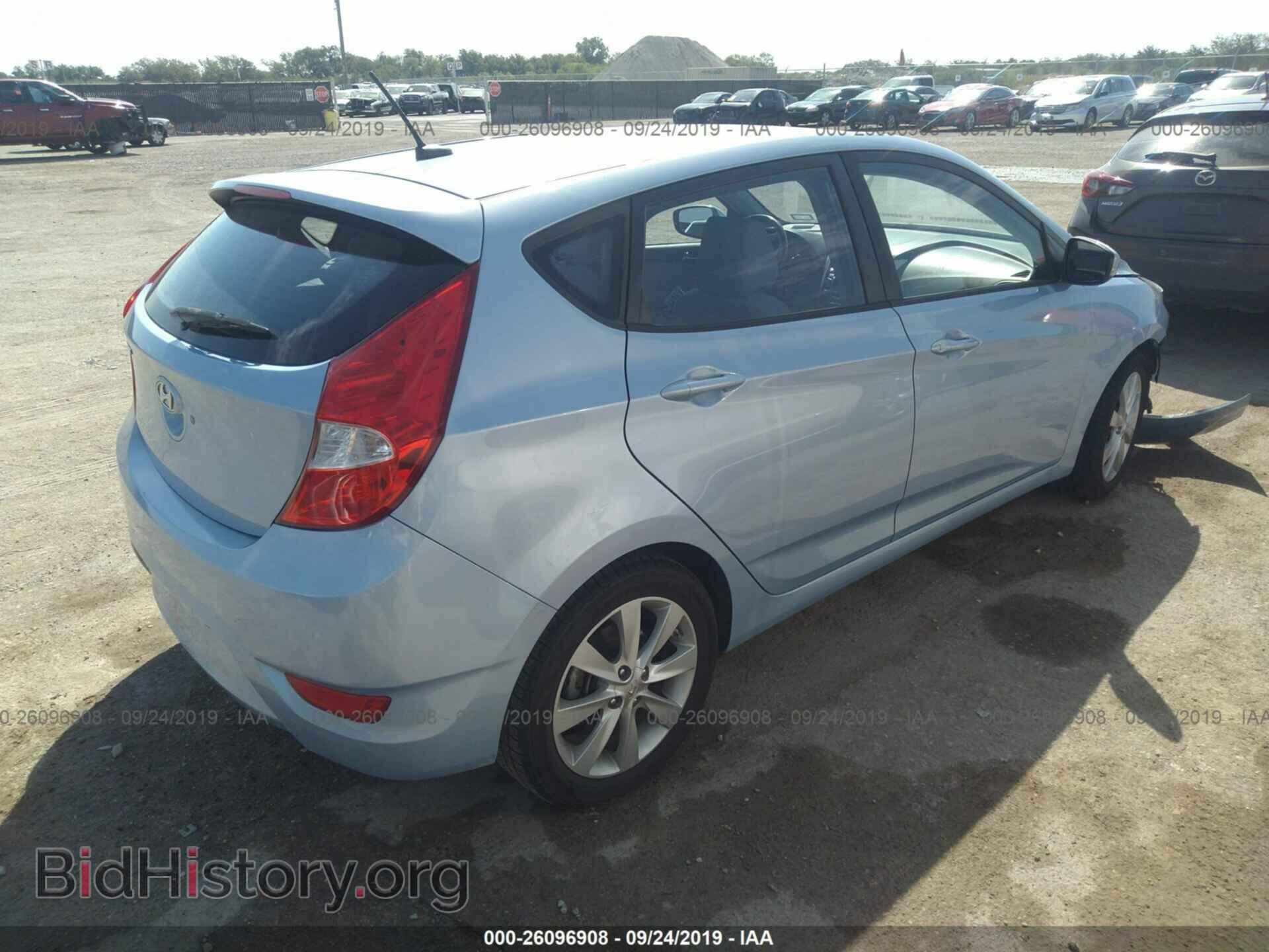 2013 HYUNDAI ACCENT - VIN: KMHCU5AE7DU137486 - Фото 4
