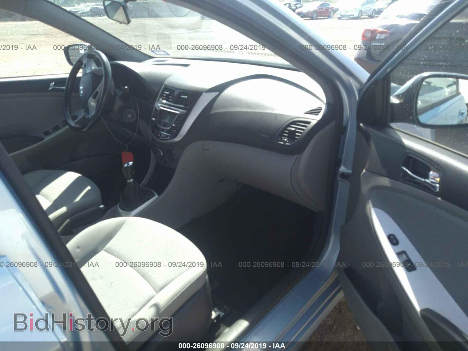 2013 HYUNDAI ACCENT - VIN: KMHCU5AE7DU137486 - Фото 5