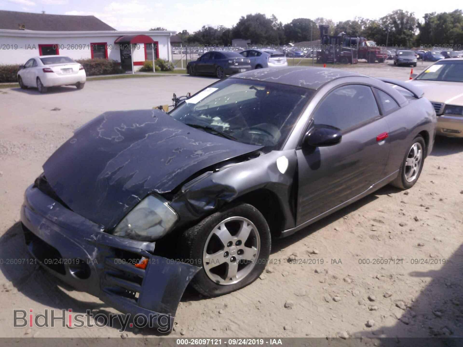 2003 MITSUBISHI ECLIPSE - VIN: 4A3AC44G83E012945 - Фото 2