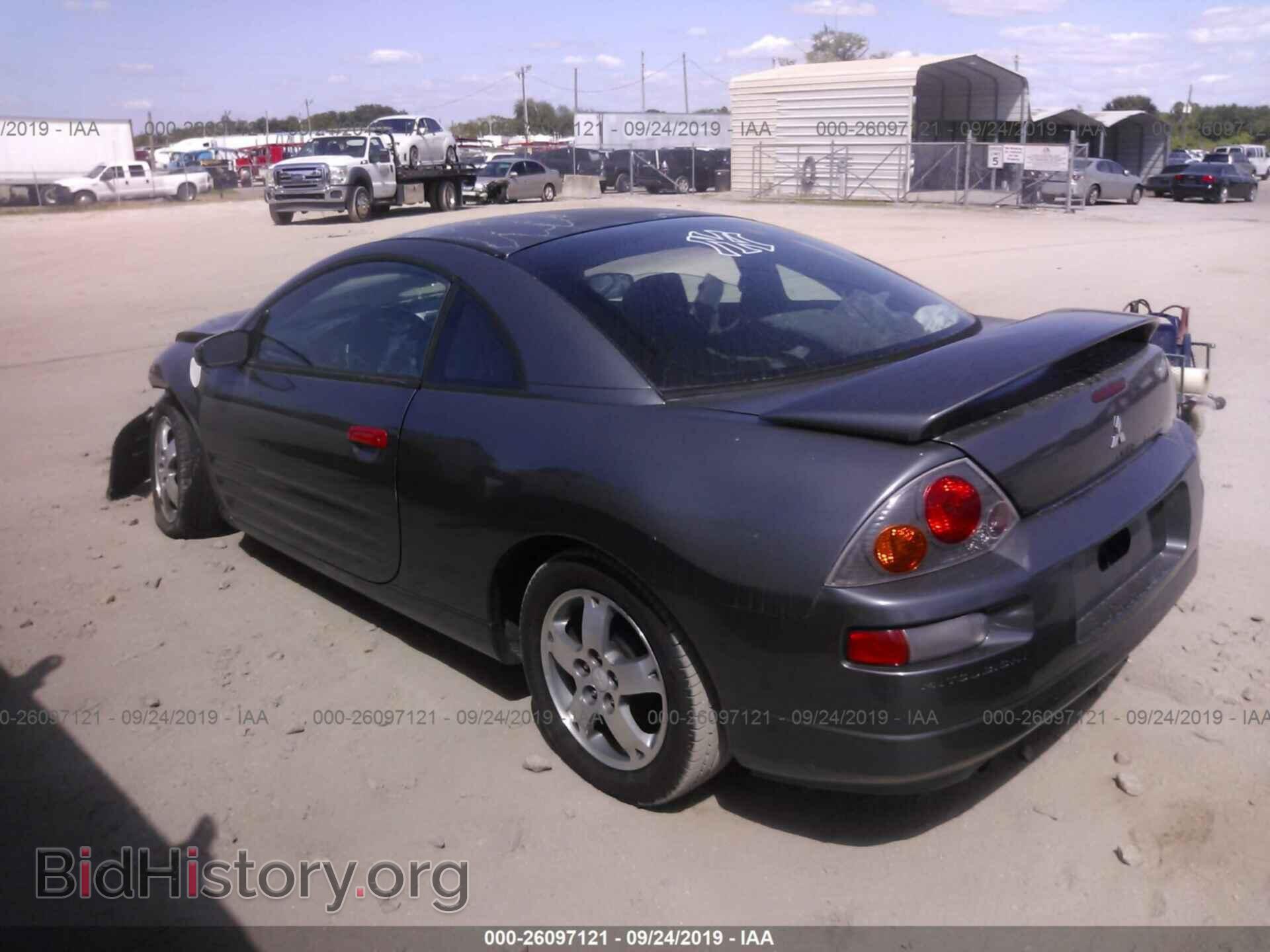 2003 MITSUBISHI ECLIPSE - VIN: 4A3AC44G83E012945 - Фото 3