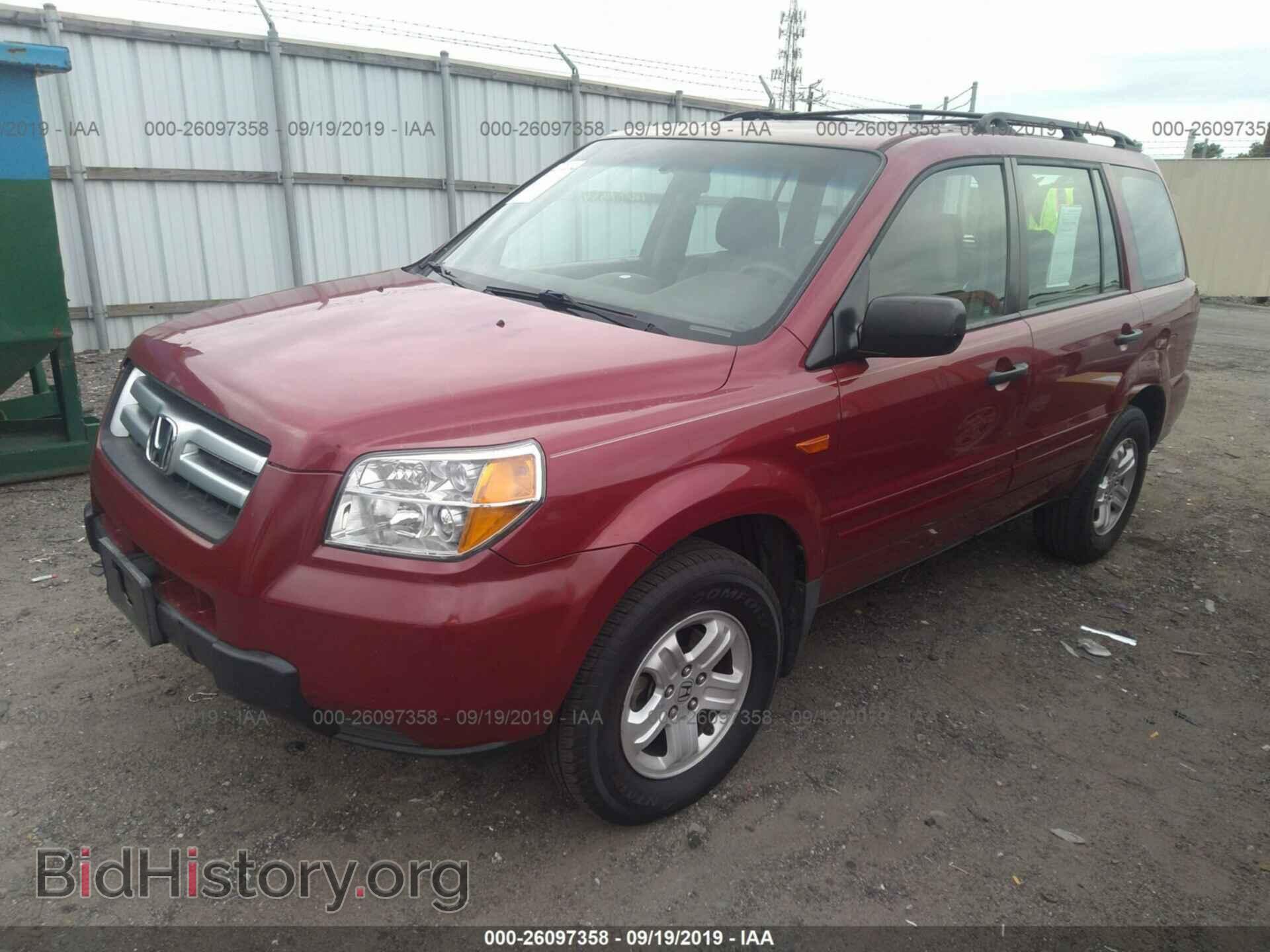 2006 HONDA PILOT - VIN: 5FNYF28166B003375 - Фото 2