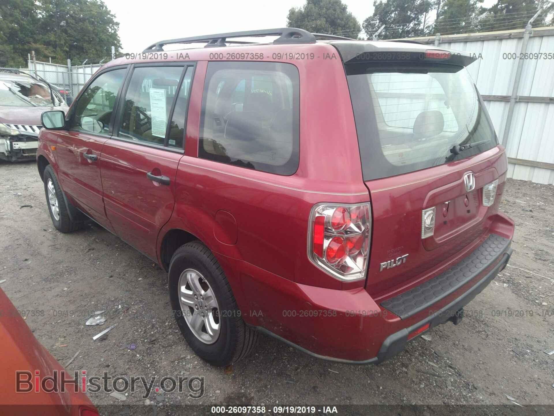 2006 HONDA PILOT - VIN: 5FNYF28166B003375 - Фото 3
