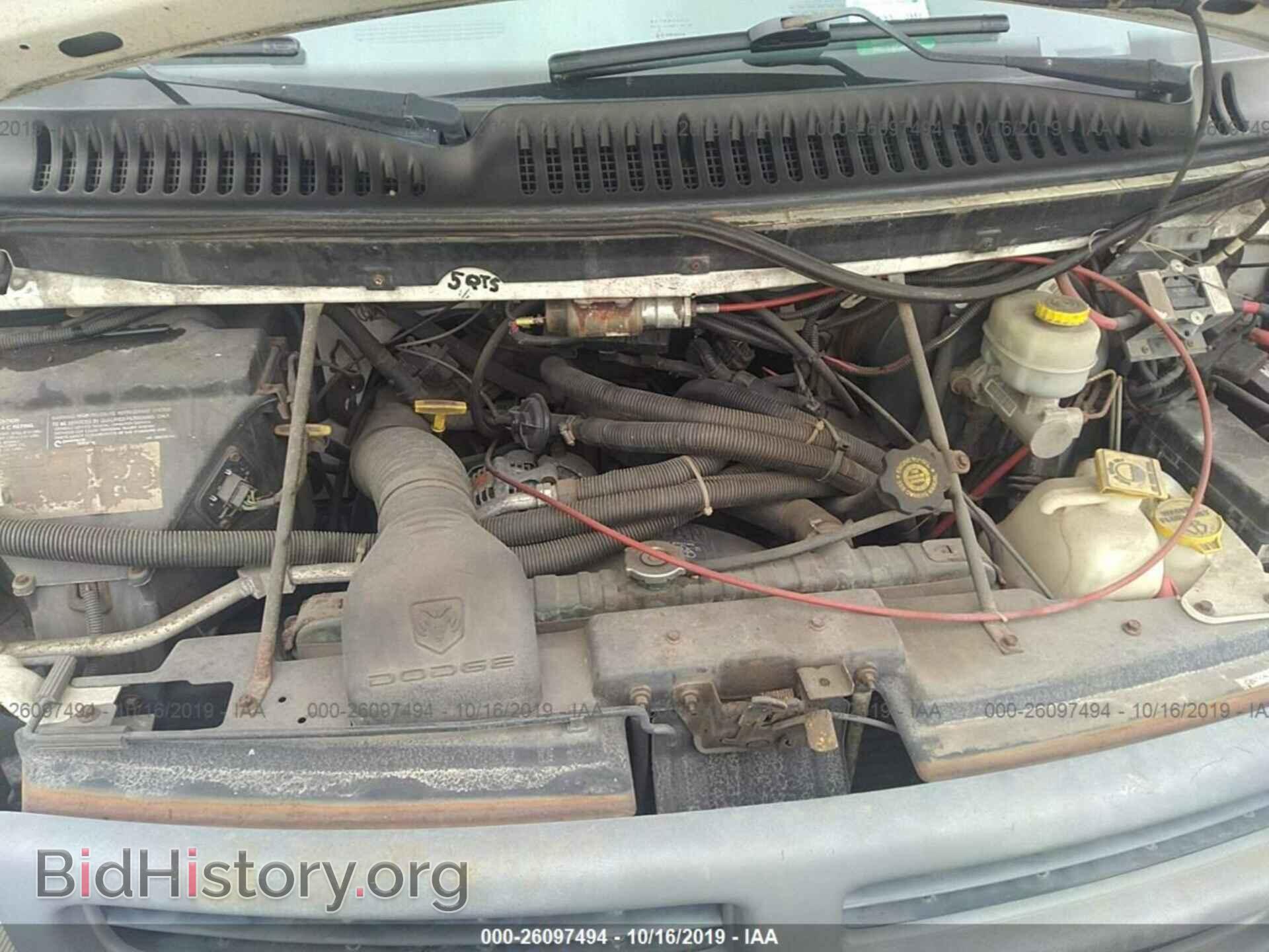2000 DODGE RAM VAN - VIN: 2B6LB31Z9YK144585 - Фото 10