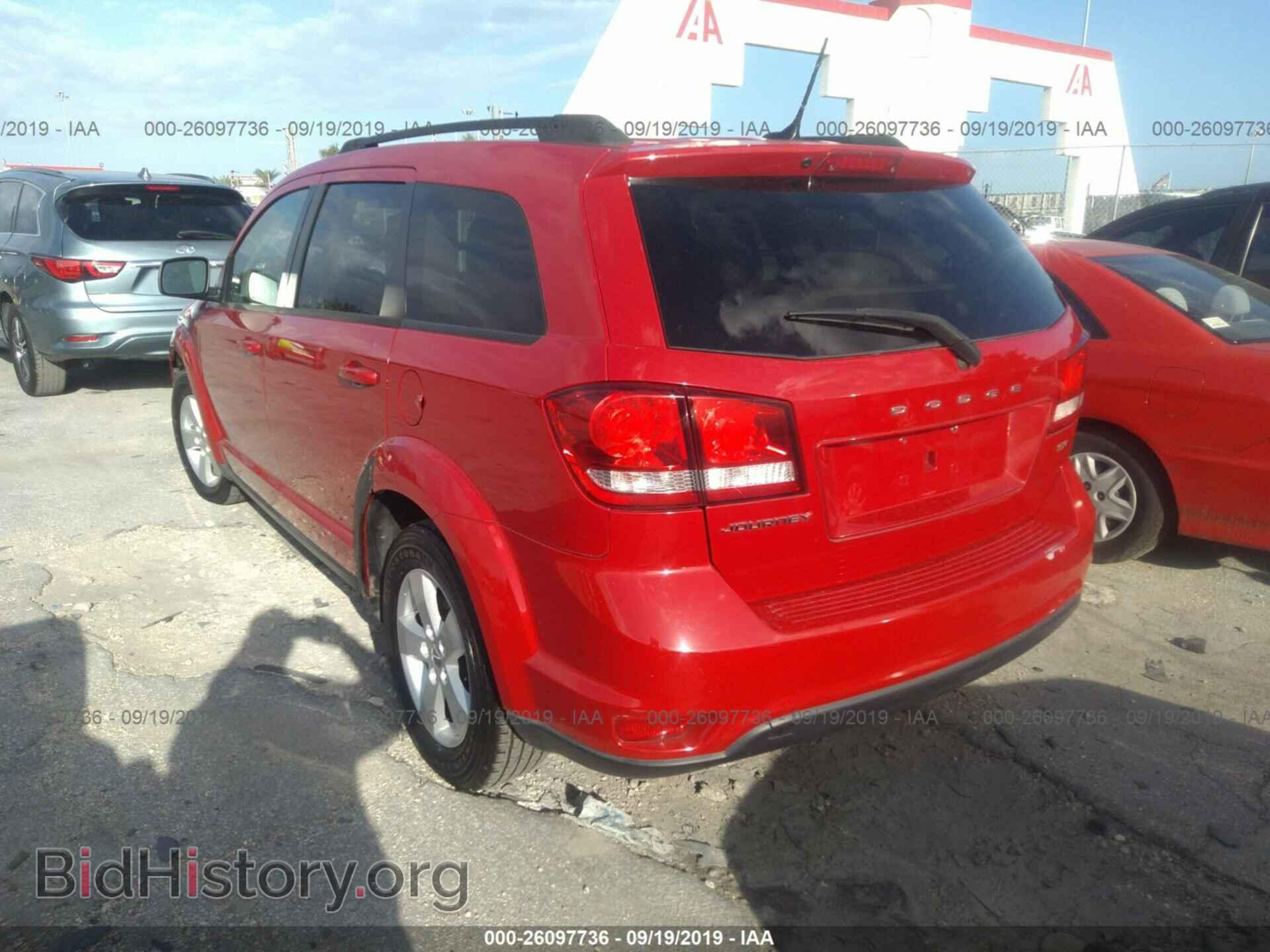 2012 DODGE JOURNEY - VIN: 3C4PDCBB2CT394496 - Фото 3