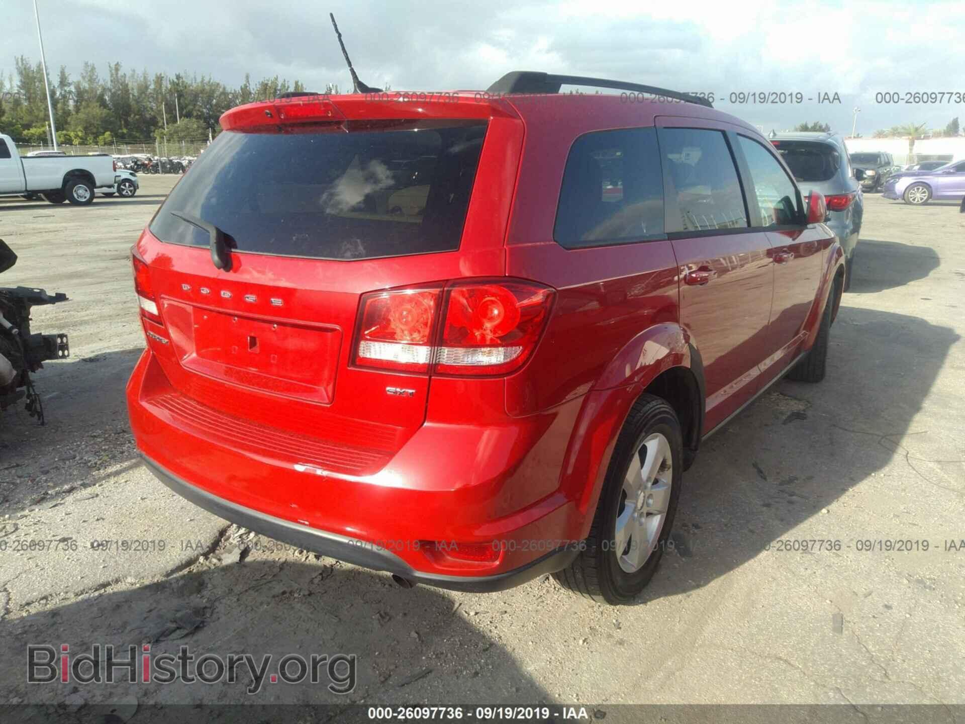 2012 DODGE JOURNEY - VIN: 3C4PDCBB2CT394496 - Фото 4